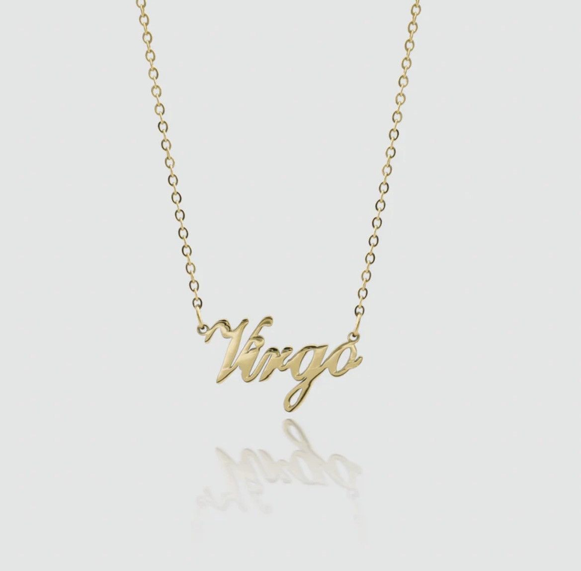 Other × Vintage Zodiac name necklace gold Size ONE SIZE - 1 Preview