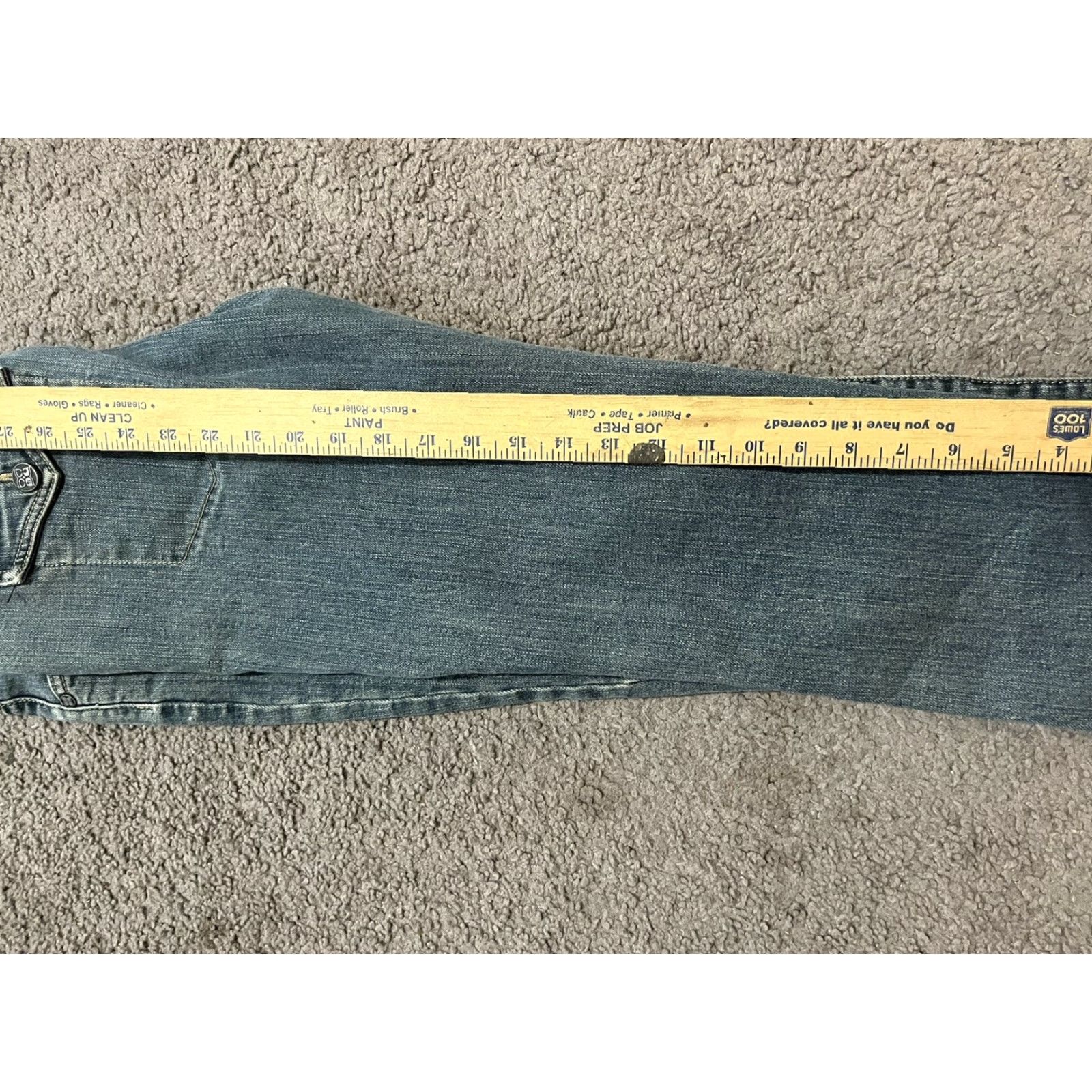 Bcbgmaxazria BCBGMAXAZRIA Jeans Women Cropped Marta Fashion Slim Low Flap Pockets 30 Dark Blue Size 30" / US 8 / IT 44 - 8 Thumbnail
