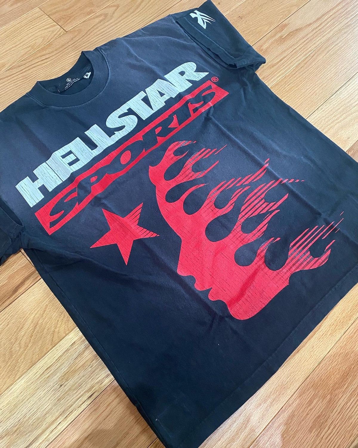 Image of Hellstar “Family” Tee in Black, Men's (Size Small)