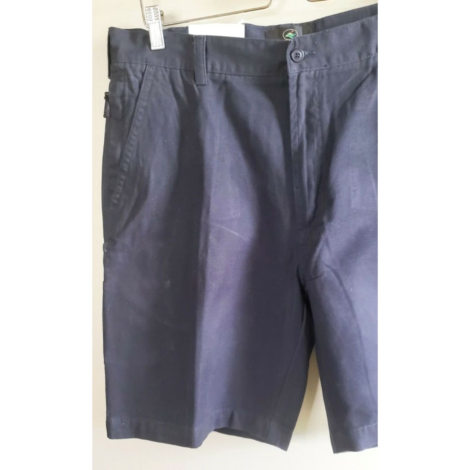 Vintage NWT RedHead Men's Summit Canvas Cargo Shorts 36 Indigo Navy Blue Casual 5-Pocket Regular Waist Belt Loops Zip Front Mens Shorts Size US 36 / EU 52 - 3 Thumbnail