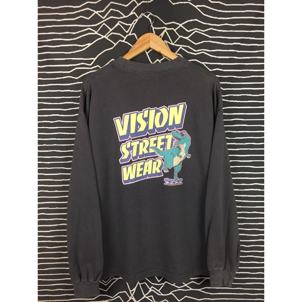 Vintage × Vision Streetwear Vision Street Wear Long Sleeve Trex Graphics Skateboards Tee Size US M / EU 48-50 / 2 - 1 Thumbnail