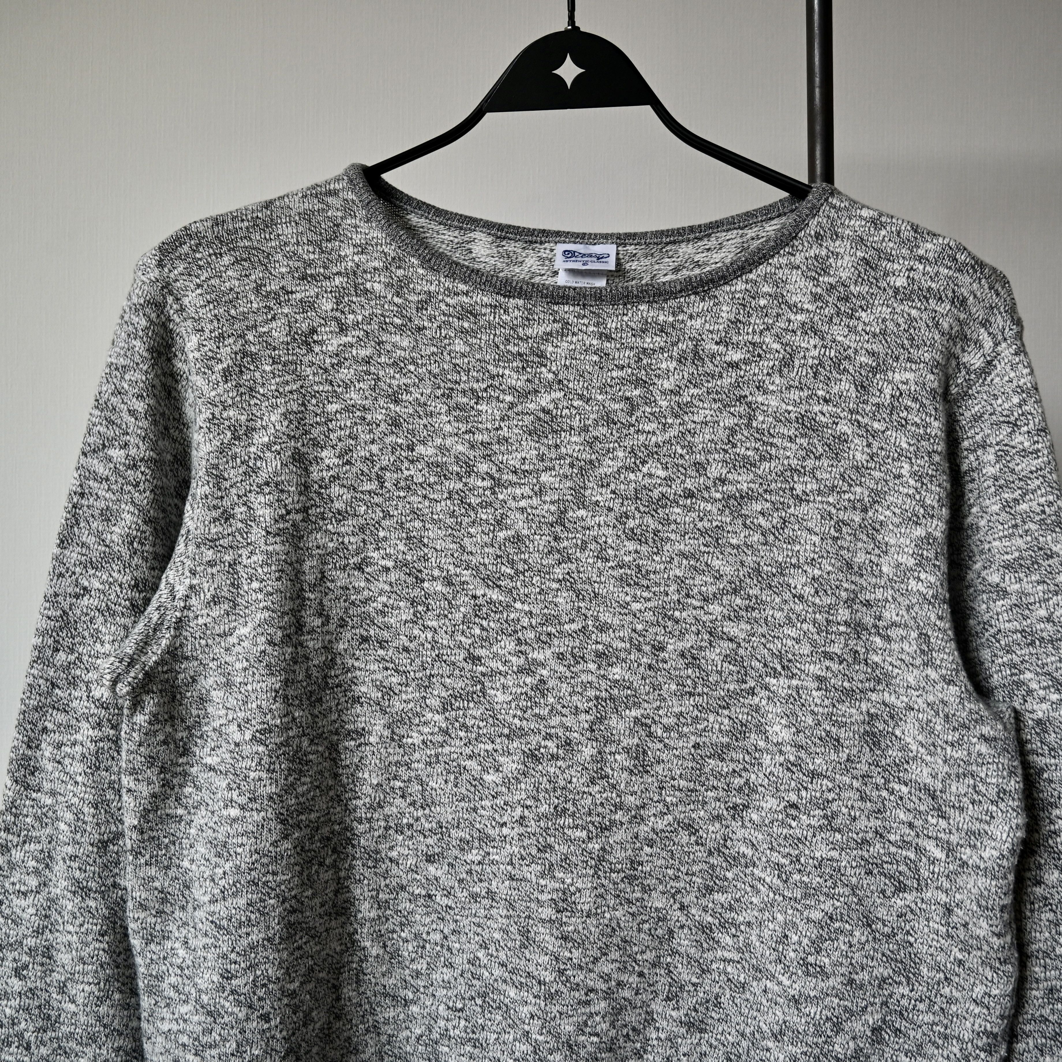 Japanese Brand Tieasy melange knit cotton boatneck shirt, made in Japan Size US M / EU 48-50 / 2 - 6 Thumbnail