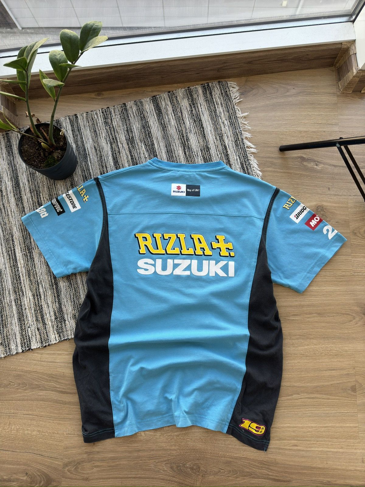 Other Rizla Suzuki Racing Team Big Logo Blue T-shirt Size L Men Size US L / EU 52-54 / 3 - 1 Thumbnail
