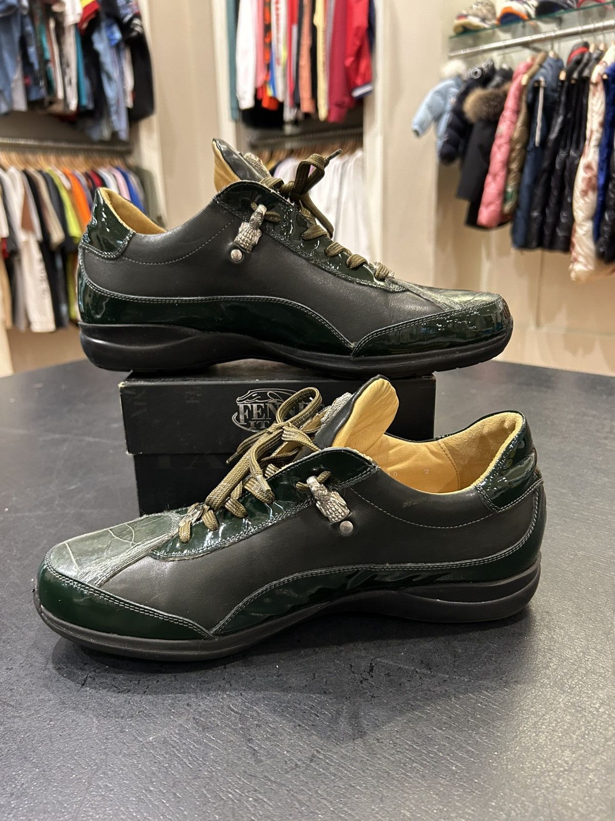 Other Fennix Italy Leather Sneakers Size US 10 / EU 43 - 2 Thumbnail