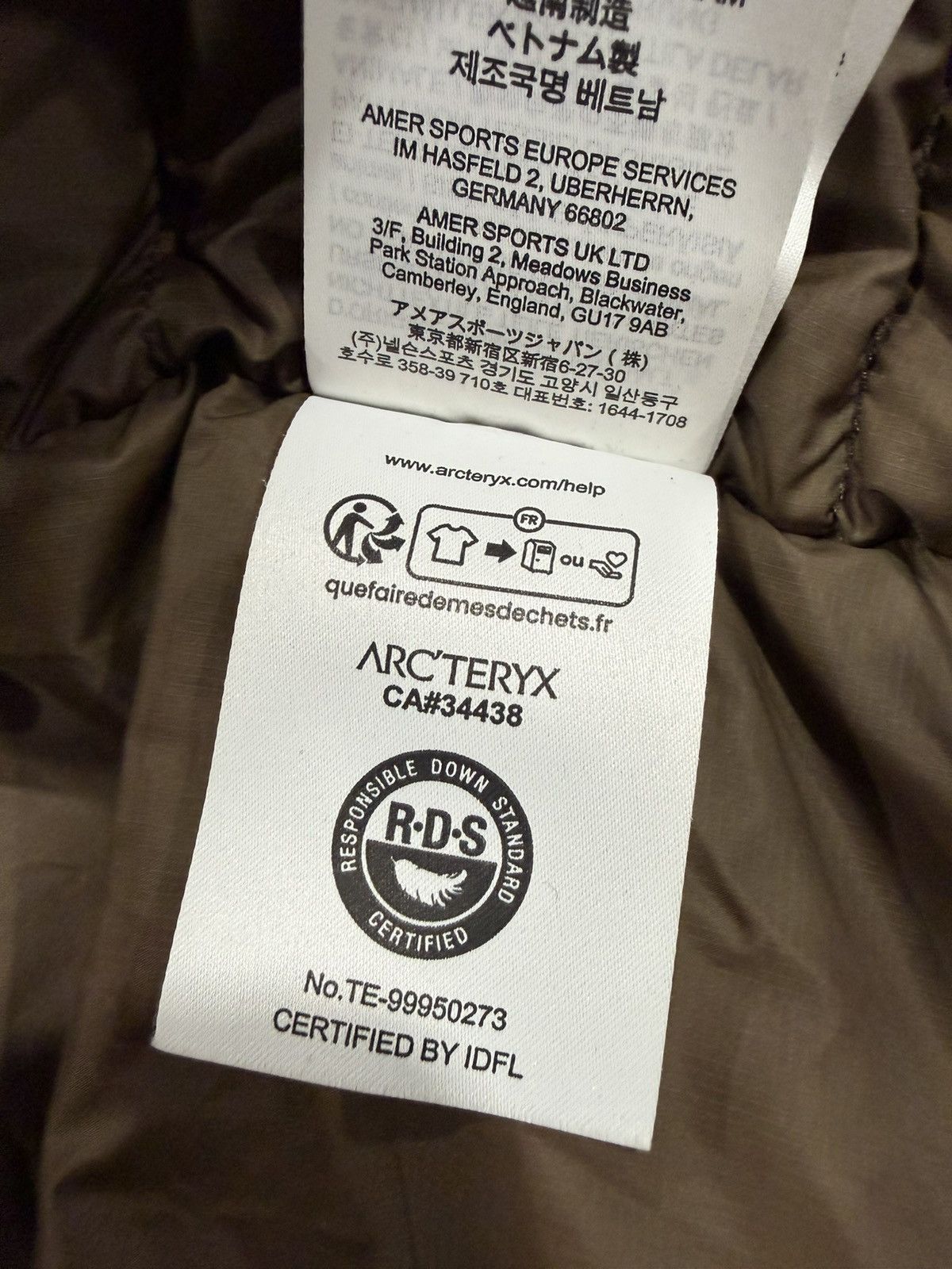 Arc'teryx Arc'teryx Therme Down Jacket Brown Size US XS / EU 42 / 0 - 8 Thumbnail