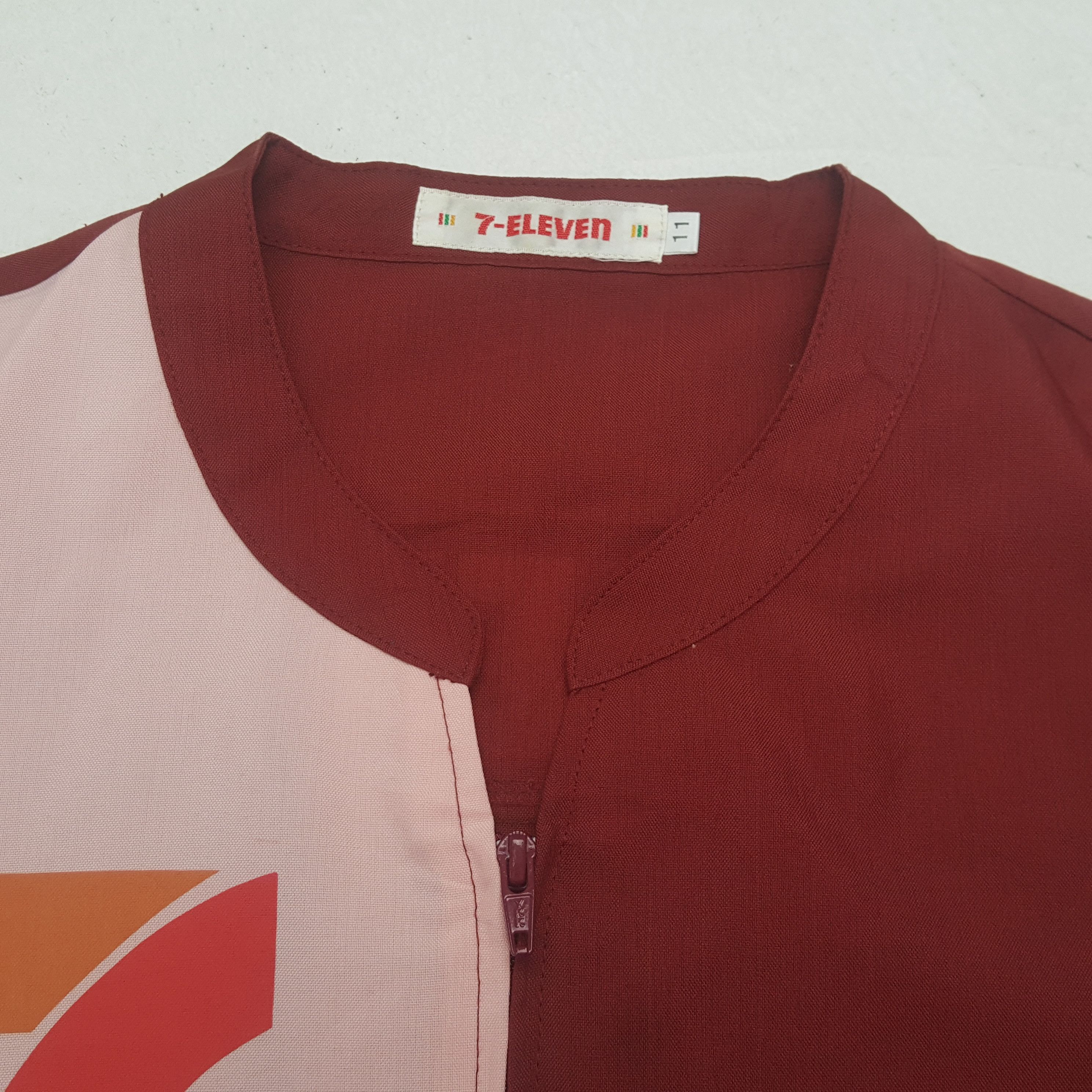 Japanese Brand × Vintage Vintage 7-ELEVEN Japan Workers Uniform Shirt Jacket C285N2 Size US M / EU 48-50 / 2 - 5 Thumbnail
