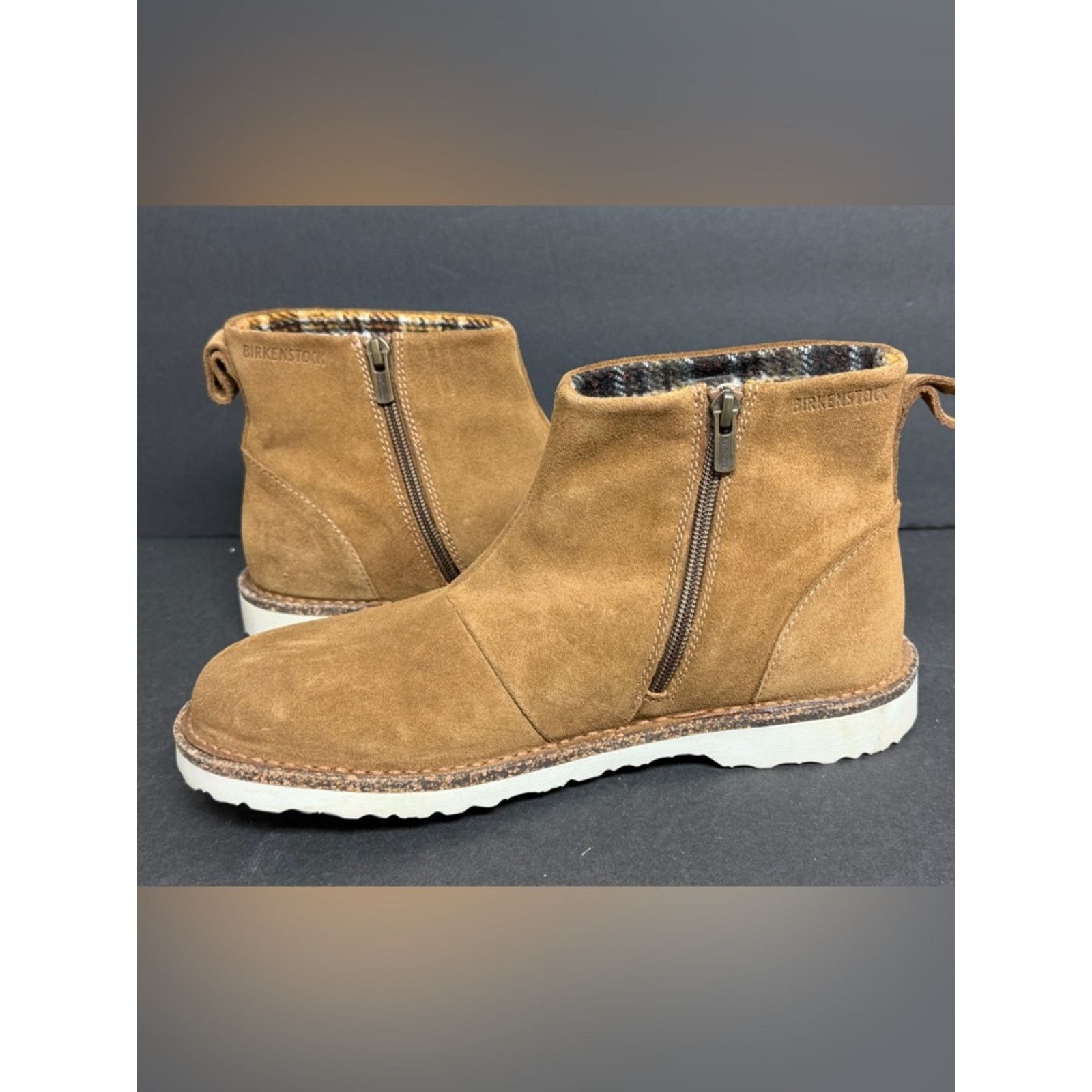 Birkenstock Birkenstock Melrose Tea Hydrophobic Suede Leather Ankle Boot Size US 10 / IT 40 - 3 Thumbnail