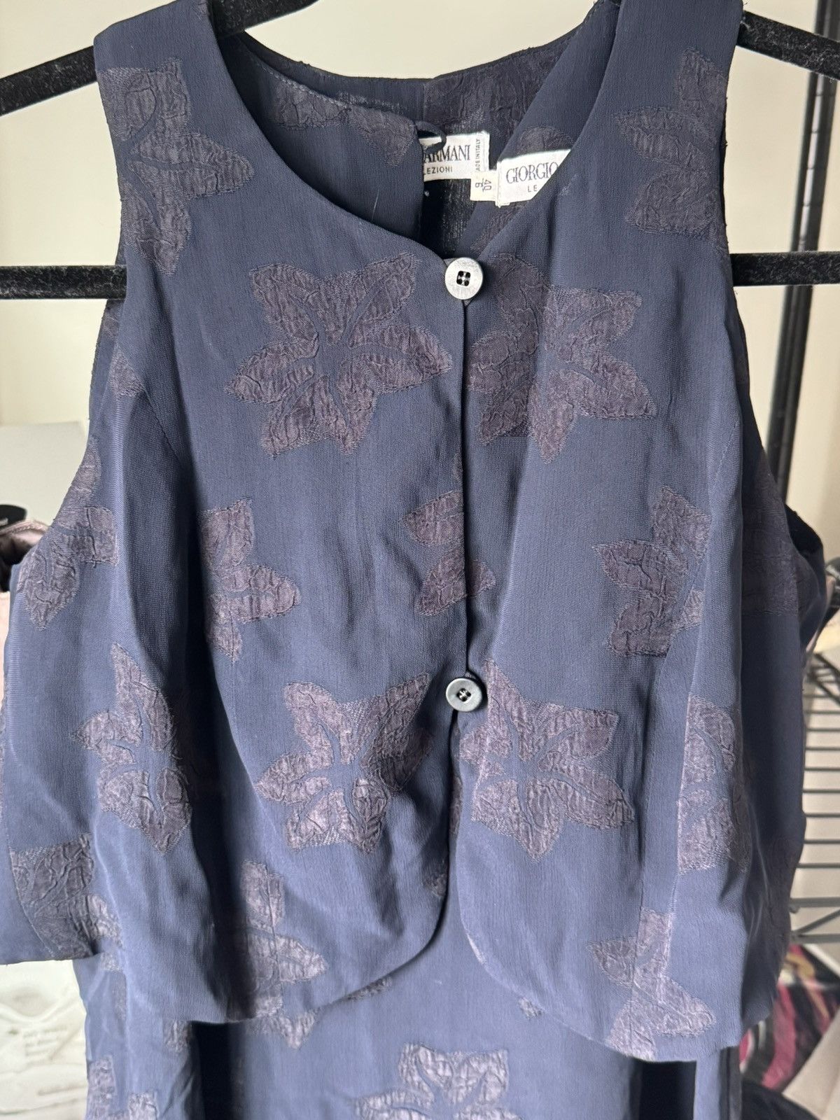 Giorgio Armani 2 Piece Floral Dress Size S / US 4 / IT 40 - 11 Thumbnail