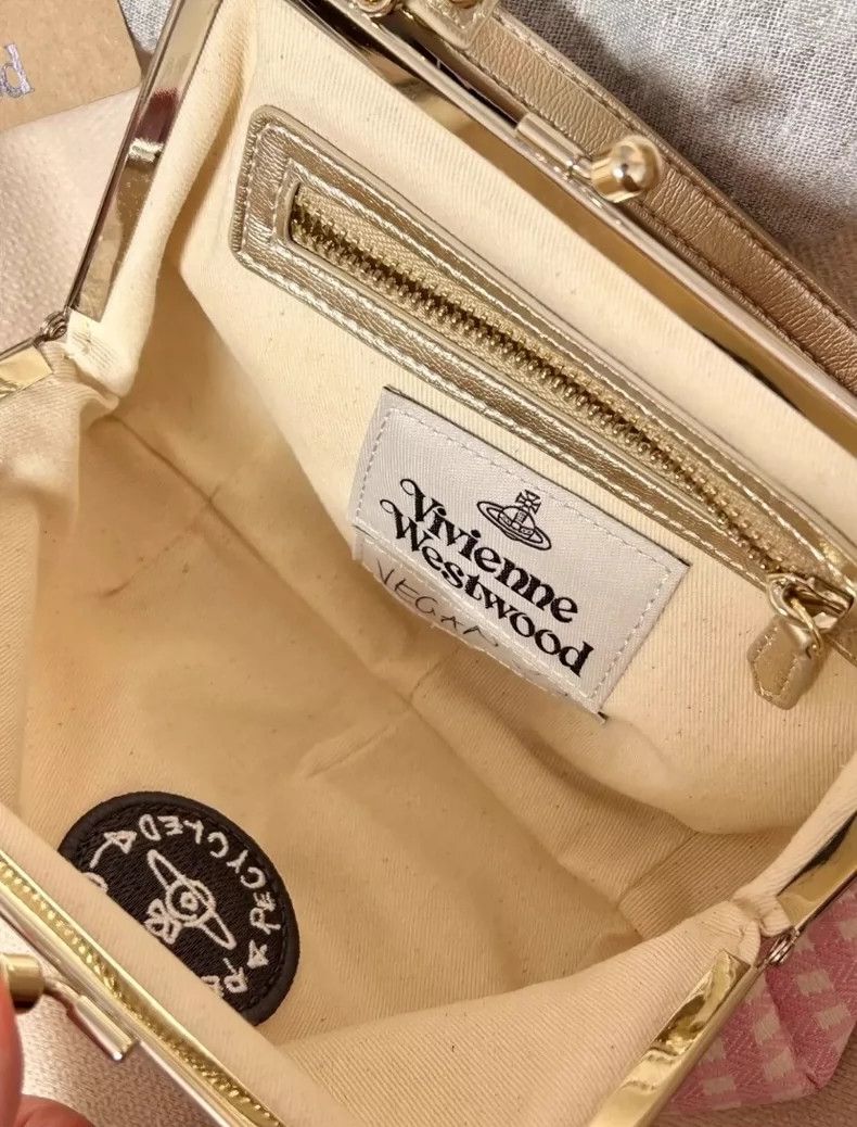 Vivienne Westwood Vivienne Westwood size os Pink checkered dumpling bag Size ONE SIZE - 4 Thumbnail