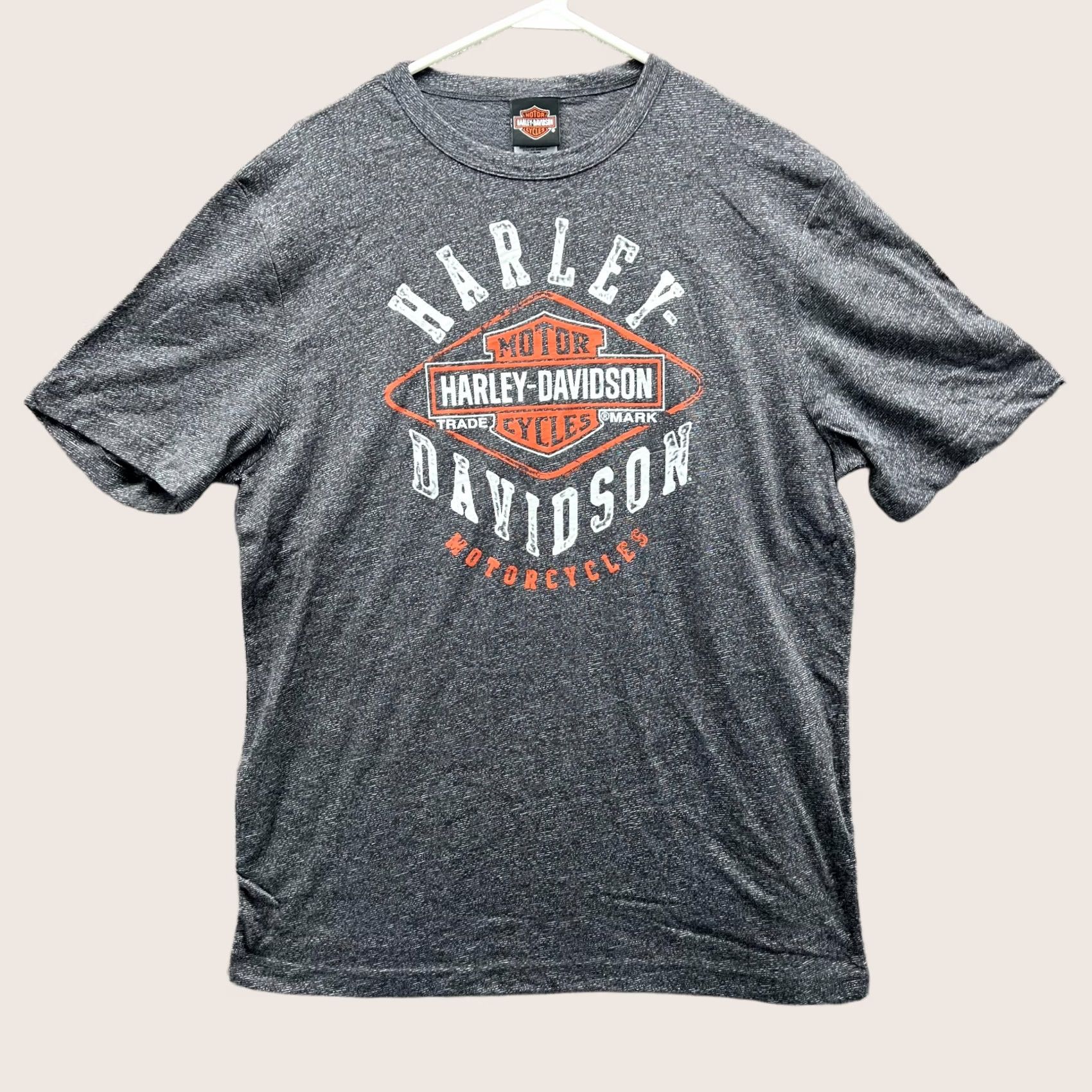 Harley Davidson Harley-Davidson Shirt Men Large Heather Gray NEW Motorcycle Crewneck Cotton T-Shirt Logo 2019 Mens Clothing Size US L / EU 52-54 / 3 - 1 Thumbnail