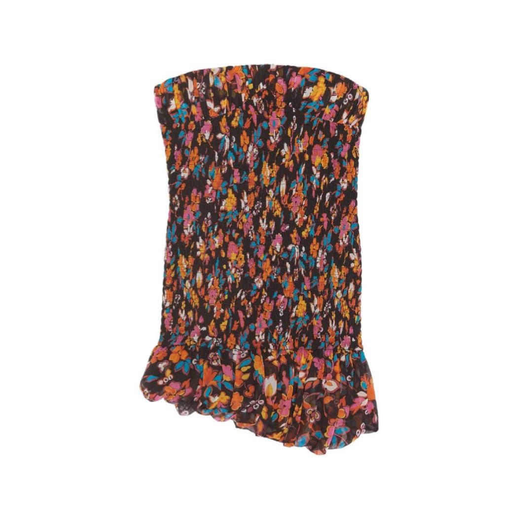 Saint Laurent Paris o1y0126 Mini Dress in Multicolor Size M / US 6-8 / IT 42-44 - 1 Thumbnail