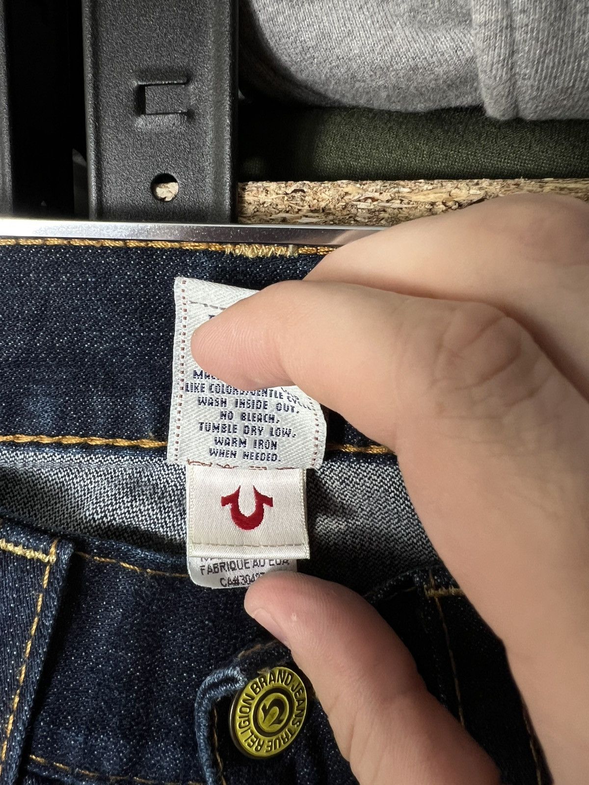 True Religion True Religion Big Logo Pocket Jeans USA Denim Y2K Size 31 Size US 31 - 13 Thumbnail
