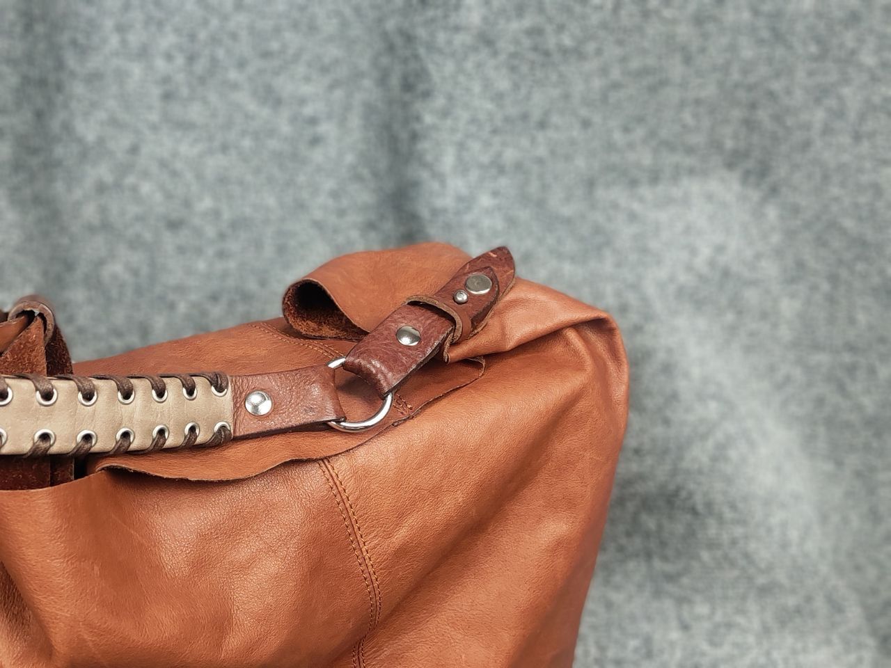 Genuine Leather Maurizio Taiuti Italy Design leather Shoulder Shopper bag Size ONE SIZE - 7 Thumbnail