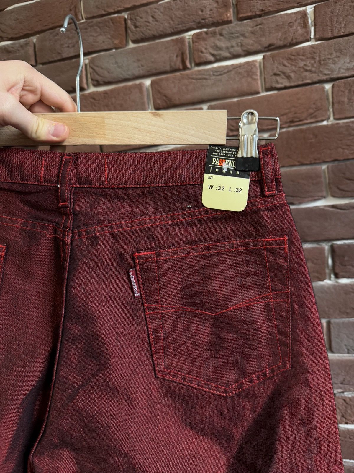 Japanese Brand Rare Y2K Passenge Cyber flared Rave Hip Hop Rap Pants Grail Size US 32 / EU 48 - 7 Thumbnail