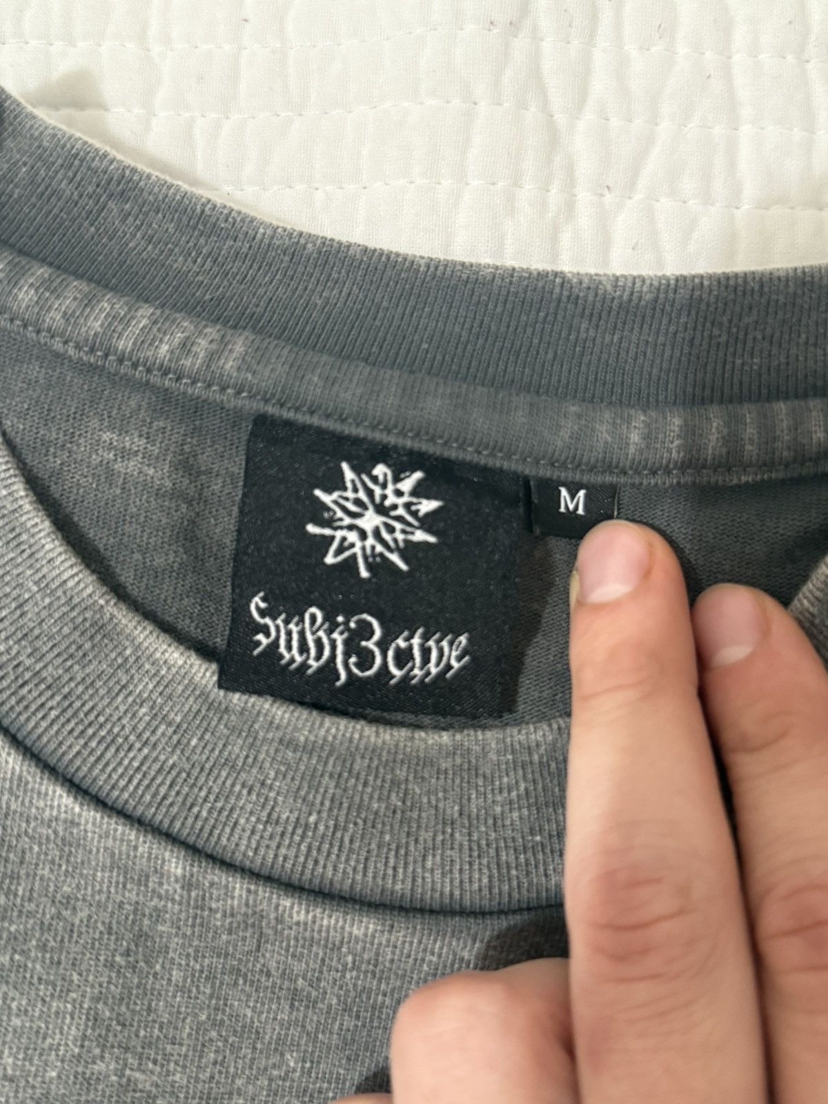 Other Subj3ctve Black Wash Triple Cross Black Flame Tee Size US M / EU 48-50 / 2 - 3 Thumbnail