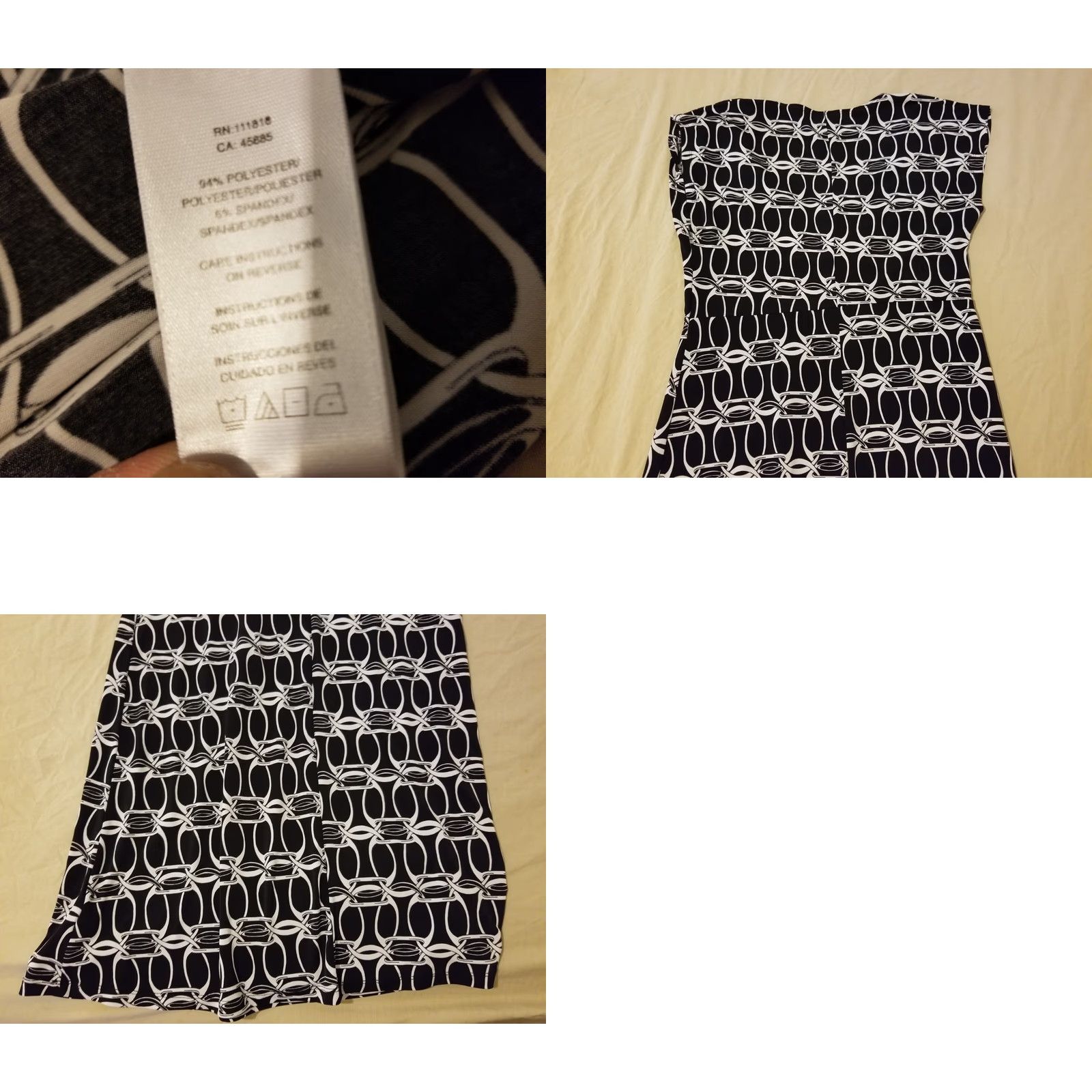 Michael Kors VINTAGE Michael Kors Dress S Small Black Women A-Line Knee Length Mens Womens? Size S / US 4 / IT 40 - 8 Thumbnail
