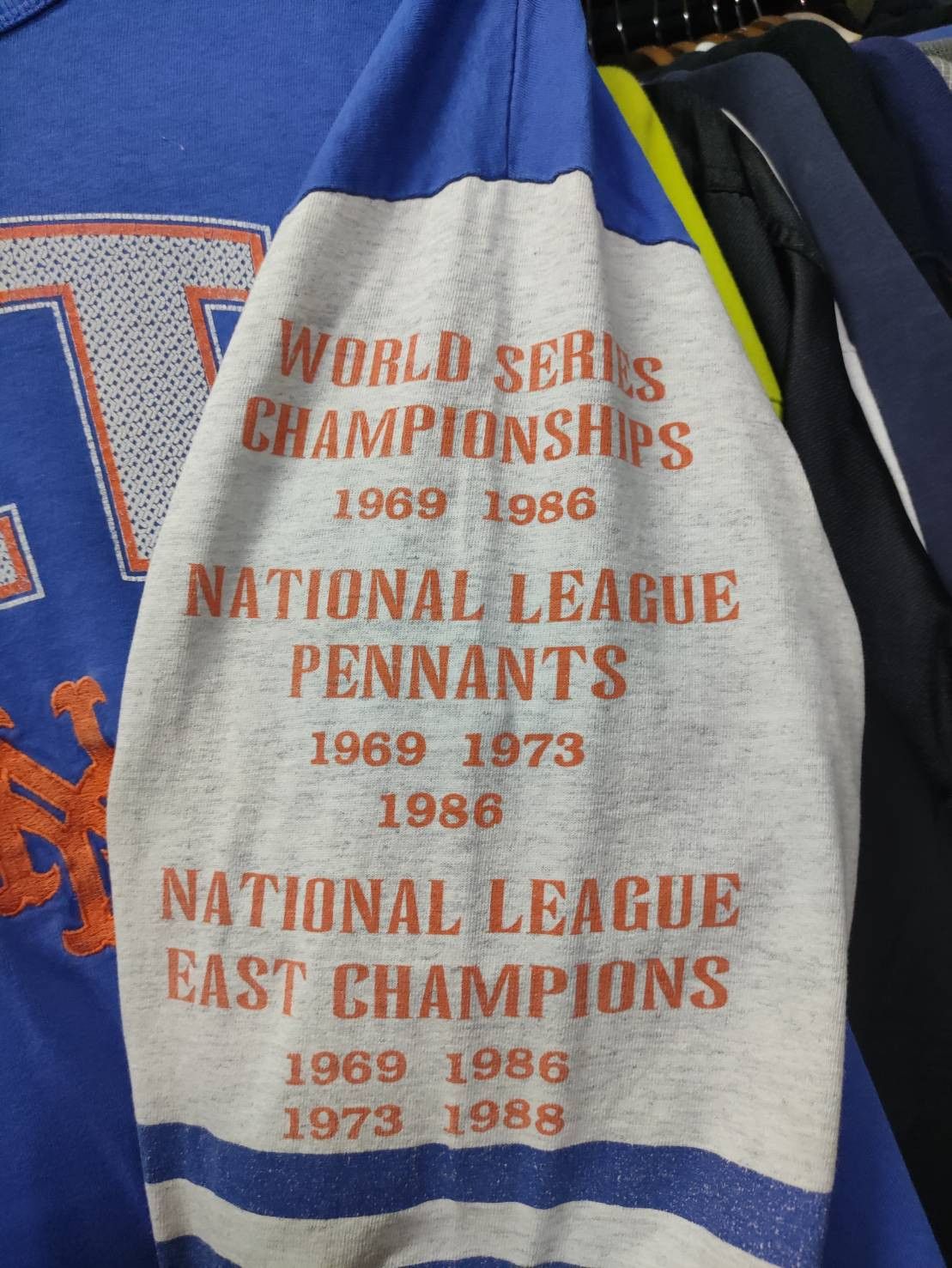 MLB Vtg 90's New York Mets 3Champions Cooperstown Collection USA Size US XL / EU 56 / 4 - 12 Thumbnail