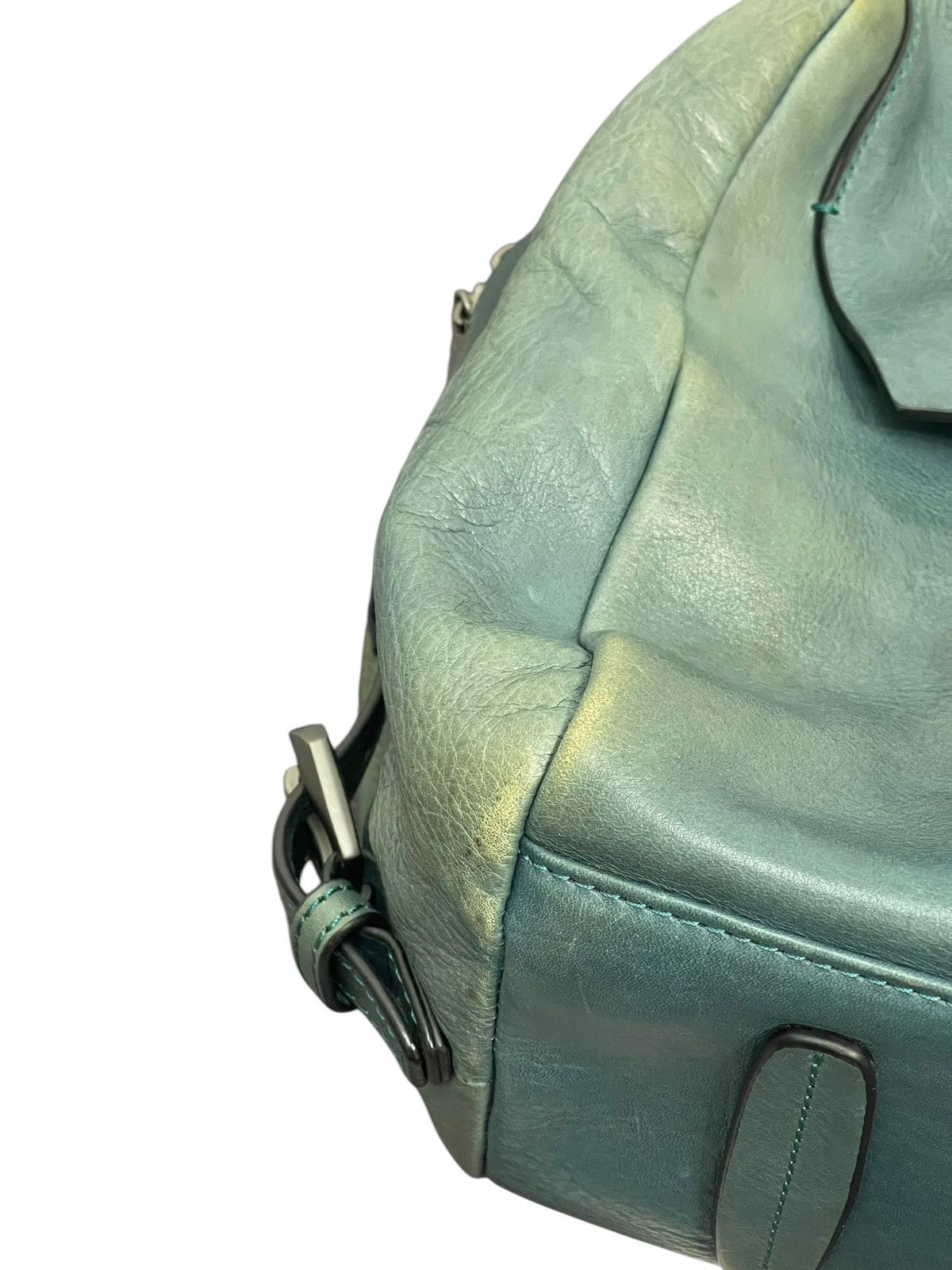 Japanese Brand Full Leather Sizyoa Boston Bag 1🟩2 Size ONE SIZE - 8 Thumbnail