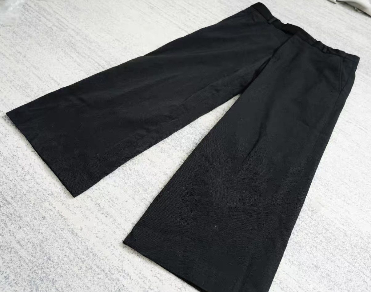 Dries Van Noten Dries Van Noten Wool Wide-Leg Pants / Skirt Size US 32 / EU 48 - 2 Thumbnail