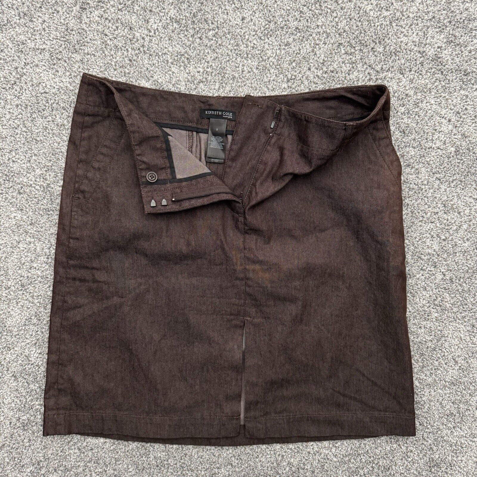 Kenneth Cole Kenneth Cole Skirt 8 90s Y2K Office Chic Business Casual Size 30" / US 8 / IT 44 - 7 Thumbnail