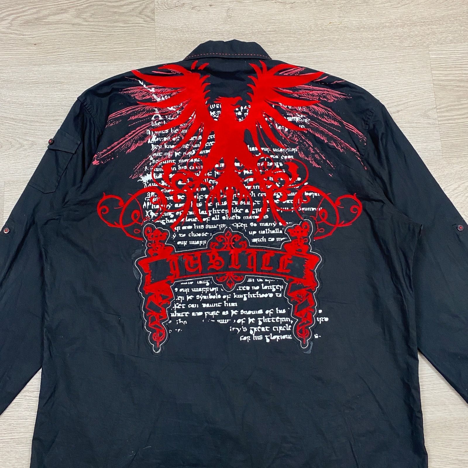 Other Attitude Gold Redemption Y2K Long Sleeve Button Up Shirt 2XL Size US XXL / EU 58 / 5 - 3 Thumbnail