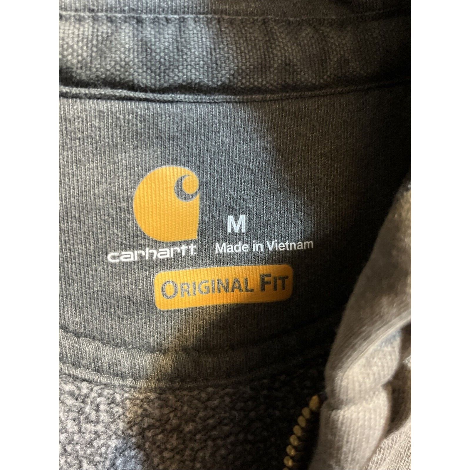 Carhartt Carhartt Hoodie Mens M Gray Full Zip Loose Hooded Sweatshirt Size US M / EU 48-50 / 2 - 3 Thumbnail