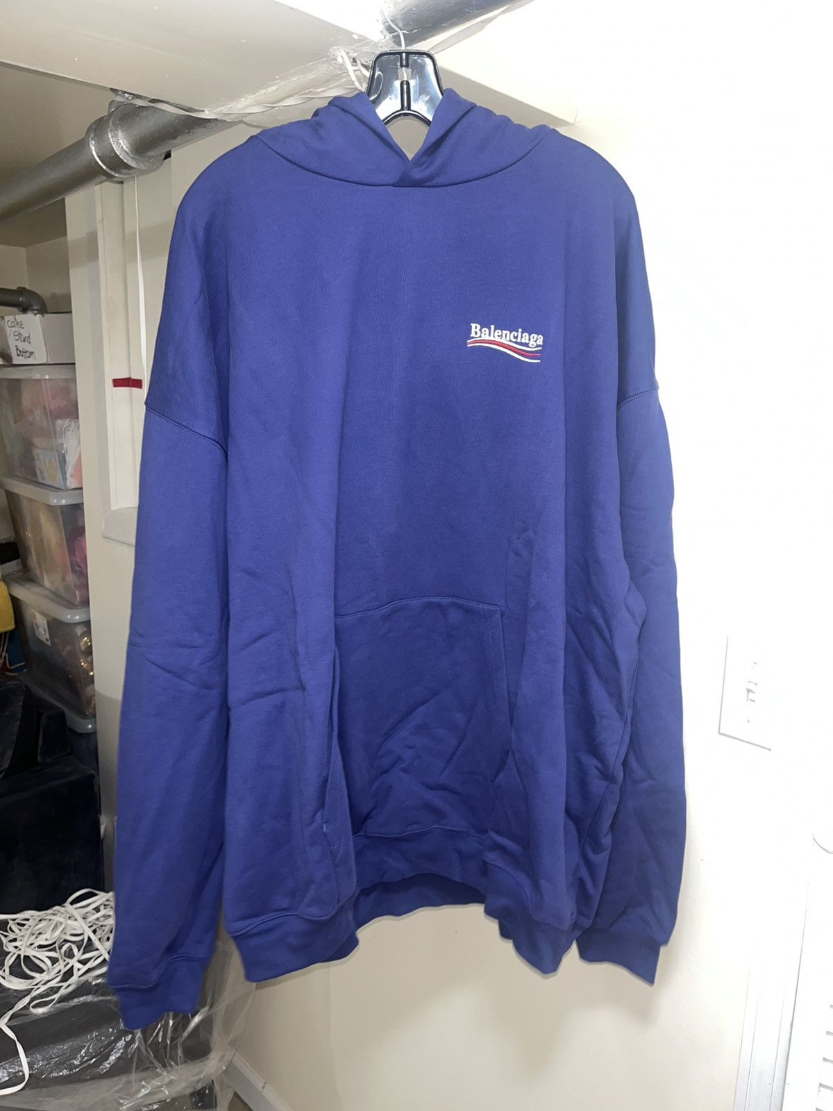 Balenciaga Balenciaga Campaign Hoodie Sz S Size US S / EU 44-46 / 1 - 2 Thumbnail
