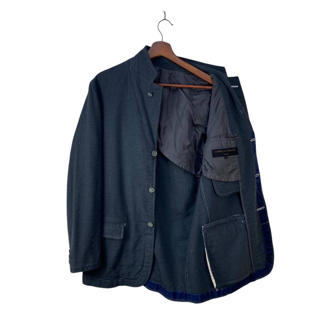 Comme des Garcons Homme AD2001 COMME DES GARCON MINIMALIST WOOL JACKET Size US S / EU 44-46 / 1 - 9 Thumbnail