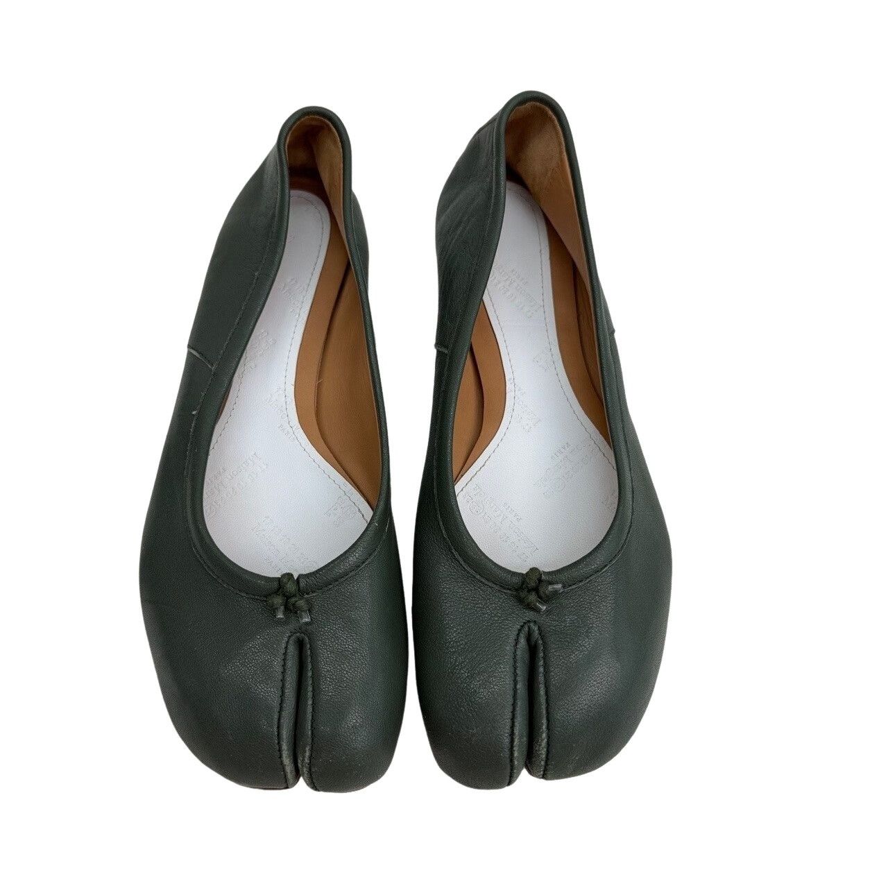 Maison Margiela Maison Margiela Green Tabi Flats Size 36 Size US 6 / IT 36 - 1 Thumbnail