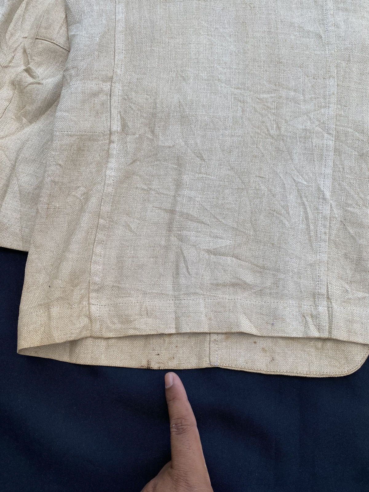 Yohji Yamamoto Rare Y's for men Linen Jacket/Blazer Size US M / EU 48-50 / 2 - 24 Thumbnail