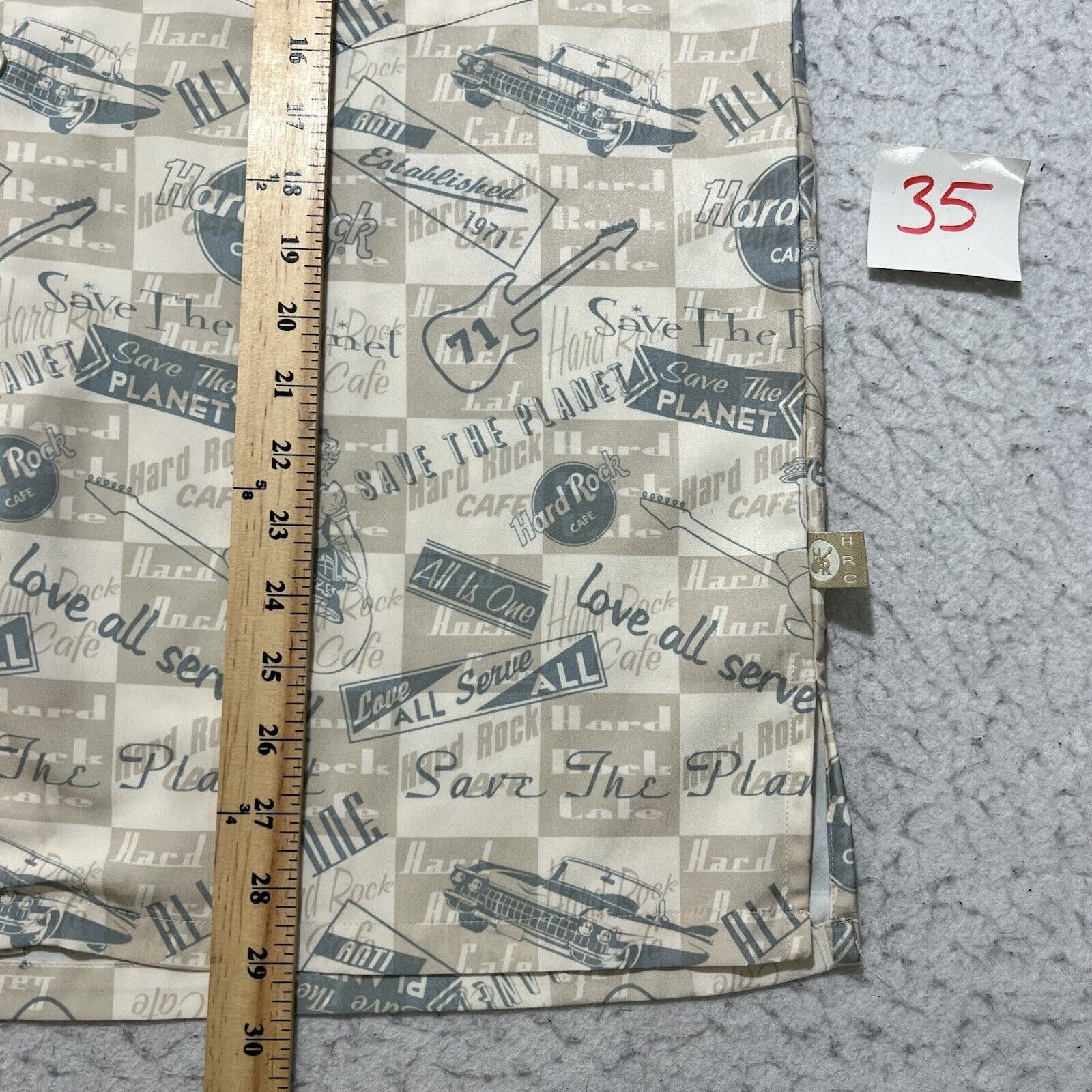 Hard Rock Cafe Hard Rock Cafe Lake Tahoe Button Shirt Save The Planet Size US M / EU 48-50 / 2 - 9 Thumbnail
