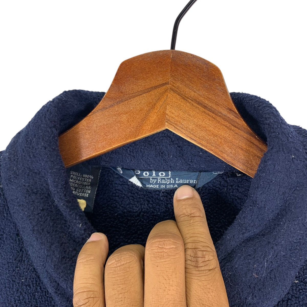 Polo Ralph Lauren × Ralph Lauren 💥💥 VINTAGE POLO RALPH LAUREN FLEECE ZIPPER SWEATER Size US XL / EU 56 / 4 - 5 Thumbnail