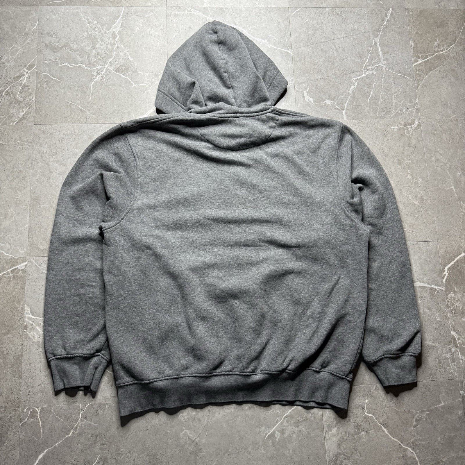 Nike Vintage Y2K Nike Mini Swoosh Grey Hoodie Tag Medium Size US M / EU 48-50 / 2 - 2 Thumbnail