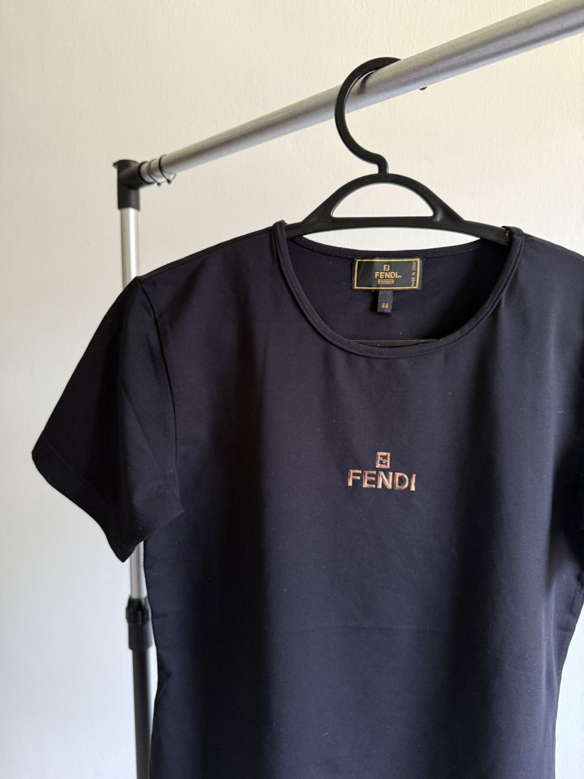 Fendi Fendi cotton jersey short sleeve shirt Size S / US 4 / IT 40 - 4 Thumbnail