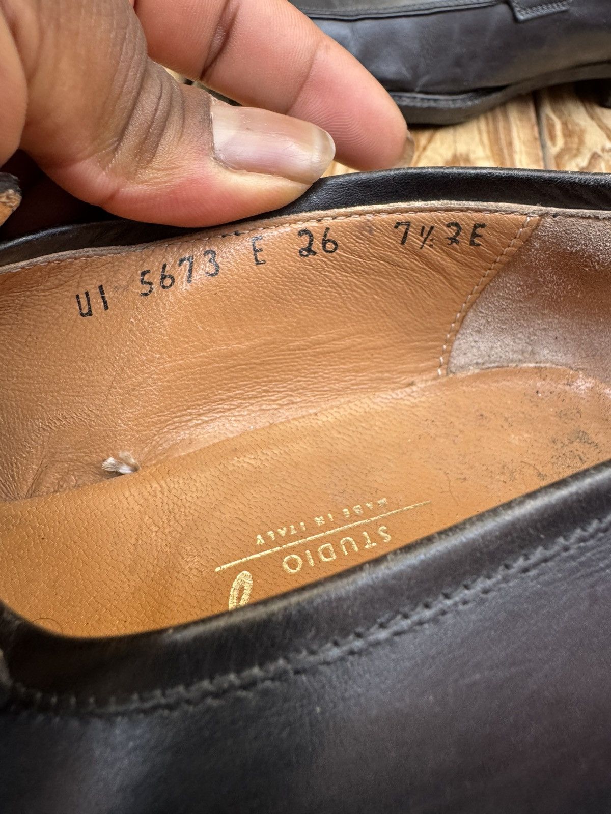 Salvatore Ferragamo Salvatore Ferragamo Black Men’s Leather Loafers Sz US 7.5 EE Size US 7.5 / EU 40-41 - 16 Thumbnail