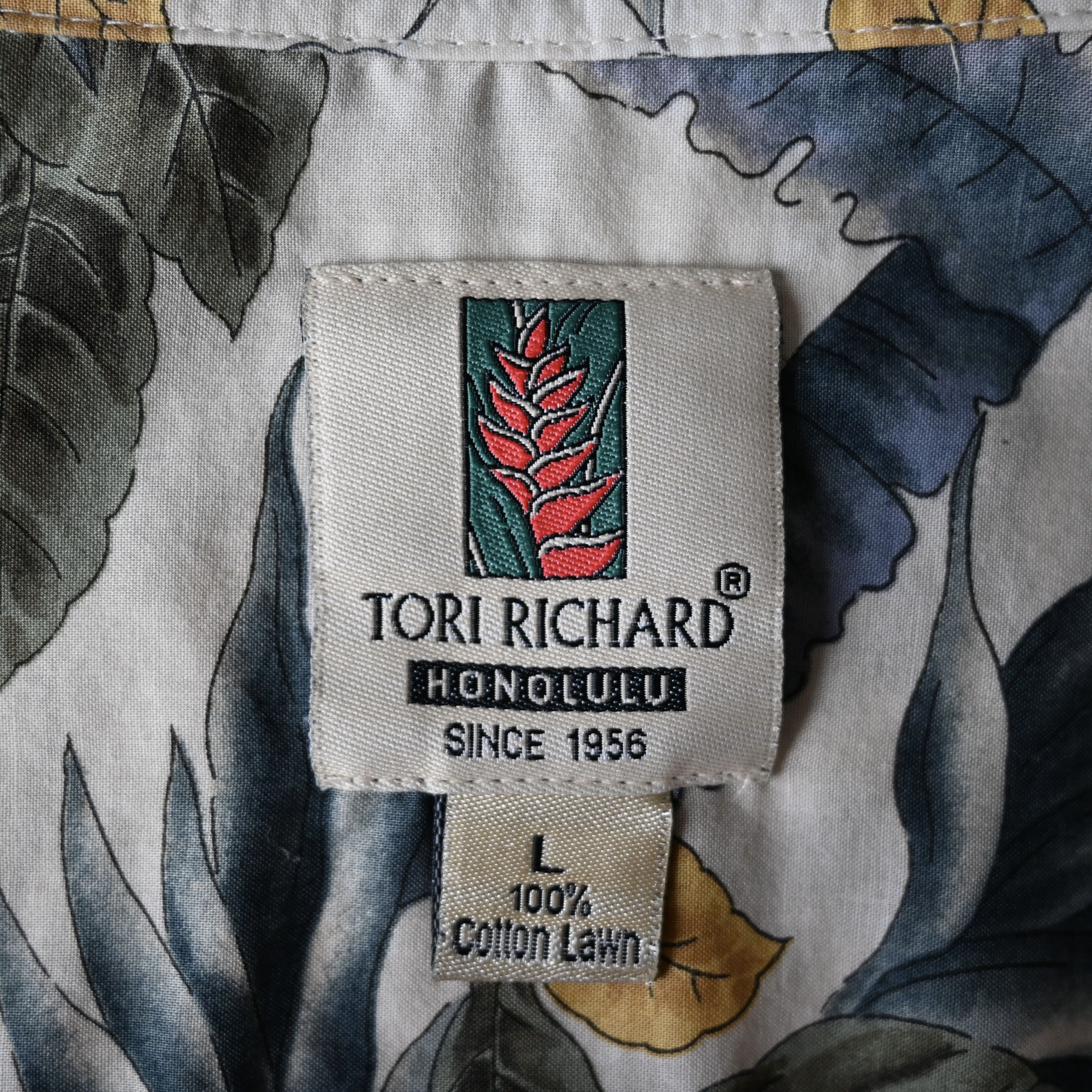 Tori Richard VTG Tori Richard antique botanical pattern Hawaiian shirt Size US L / EU 52-54 / 3 - 11 Thumbnail