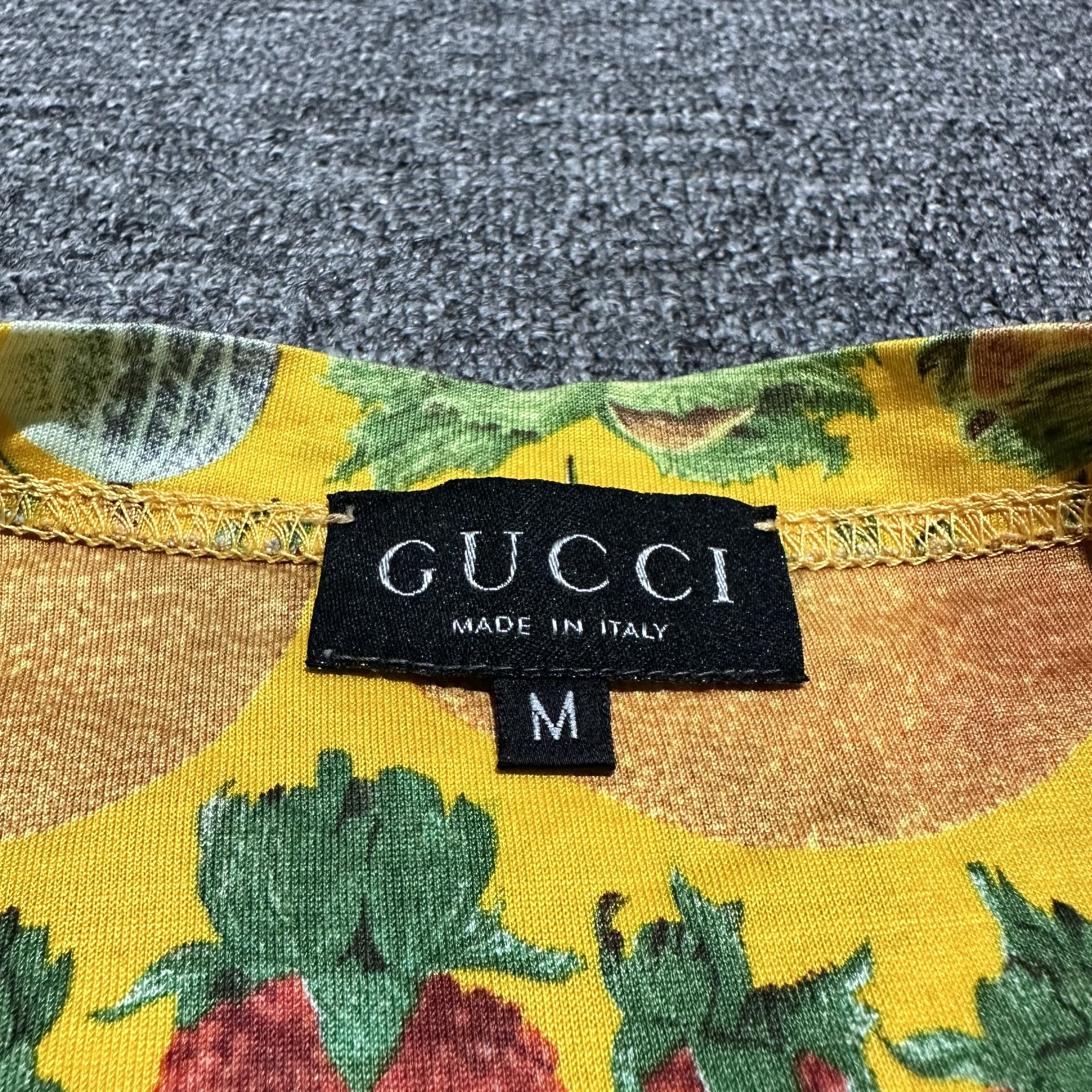 Gucci Vintage Gucci Tom Ford 1996 Fruit Tee Size US M / EU 48-50 / 2 - 4 Thumbnail