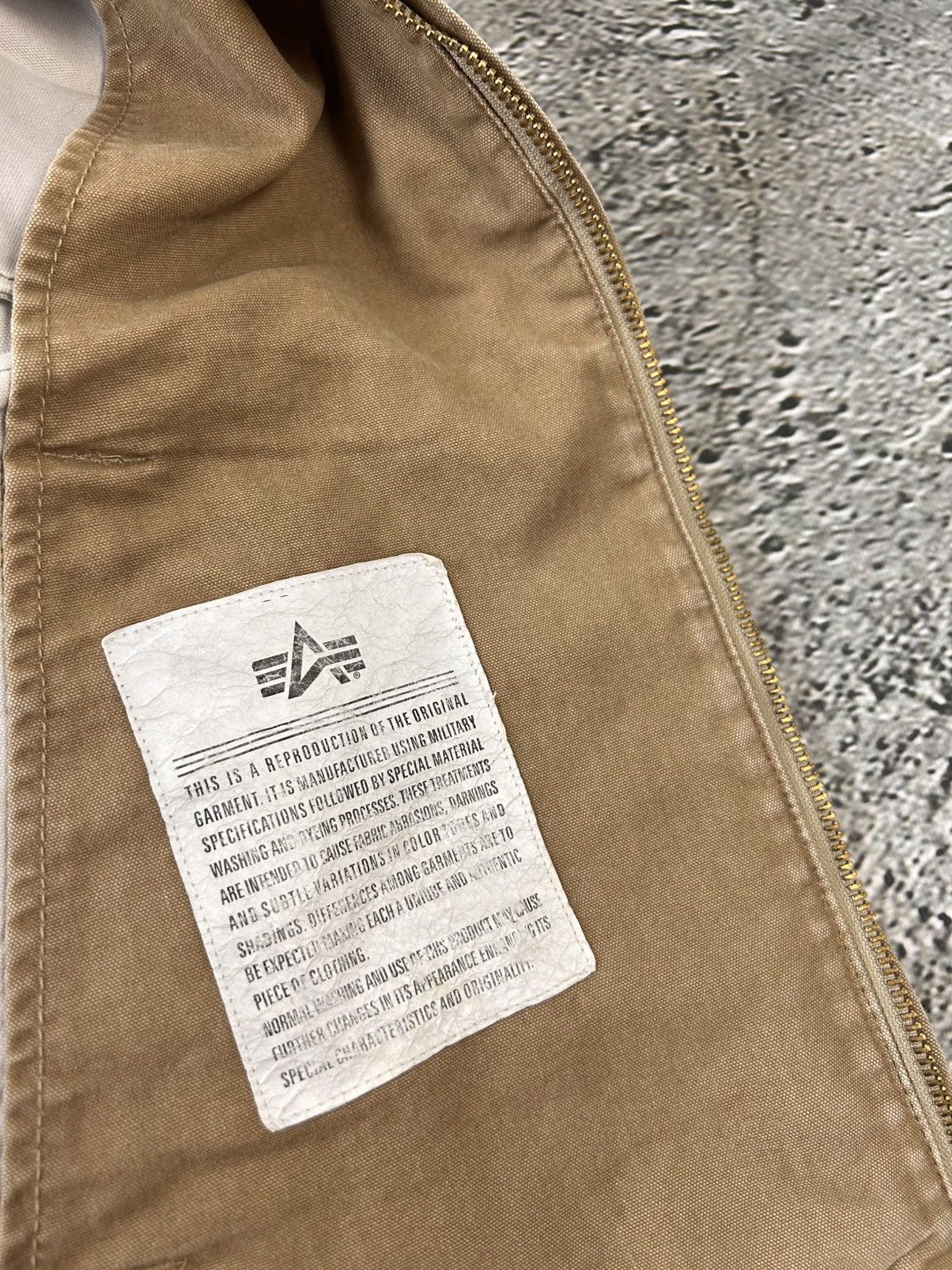 Alpha Industries × Vintage Alpha Industries vintage Brown military cargo jacket Size US XL / EU 56 / 4 - 7 Thumbnail