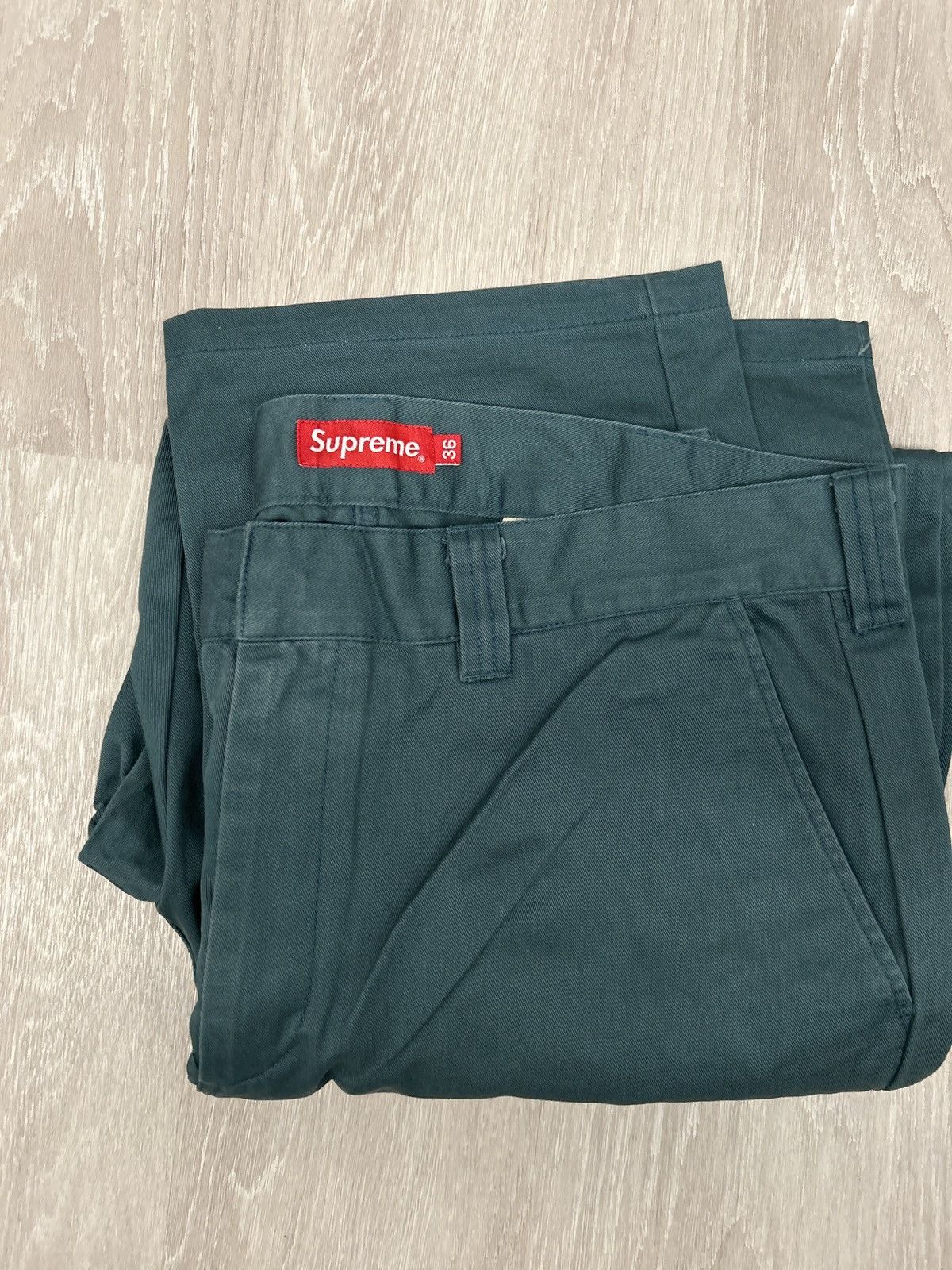 Supreme Supreme Work Pant (SS22) Work Green Size US 36 / EU 52 - 4 Thumbnail