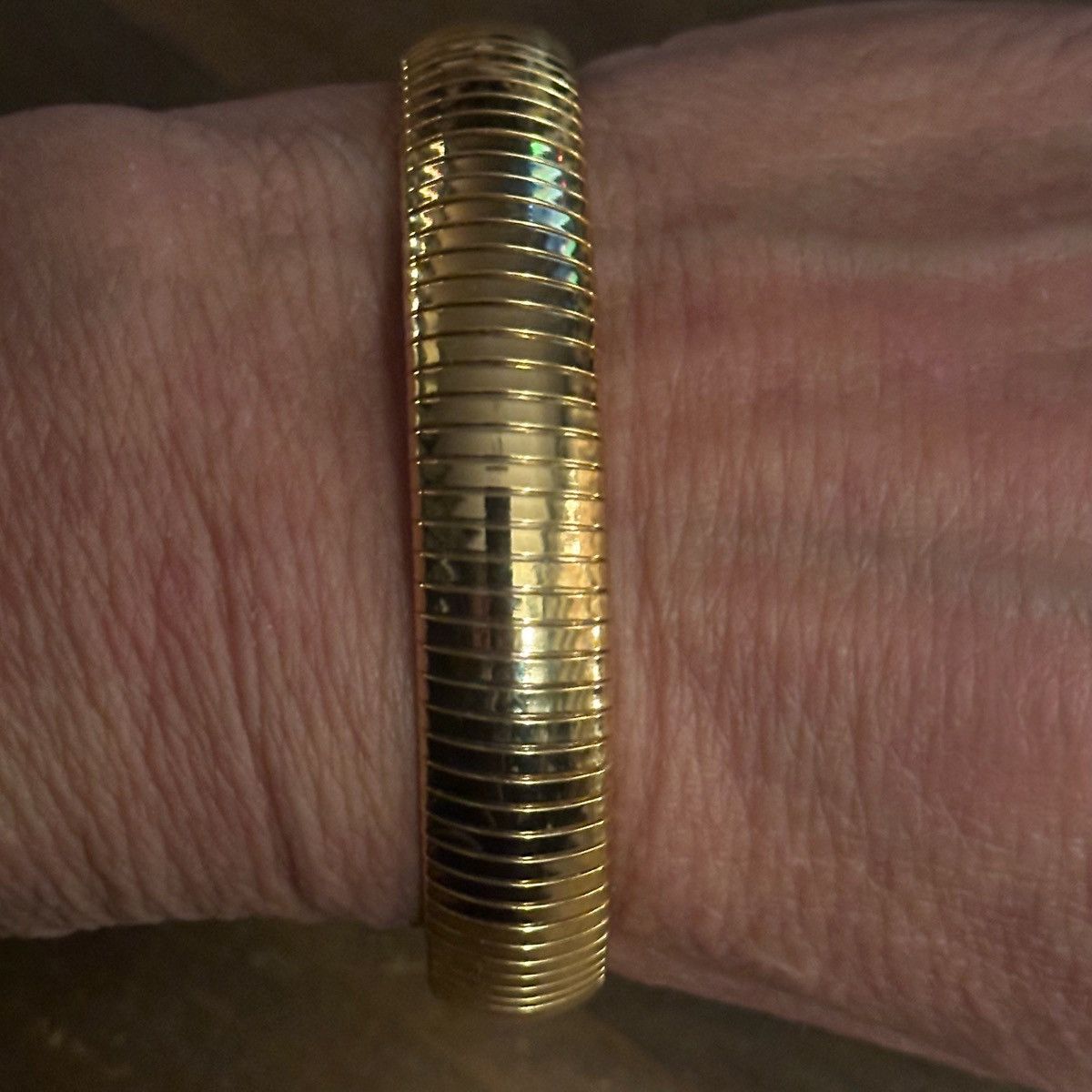 Vintage Vintage Marshal Metals flexible ribbed bangle bracelet Size ONE SIZE - 2 Thumbnail