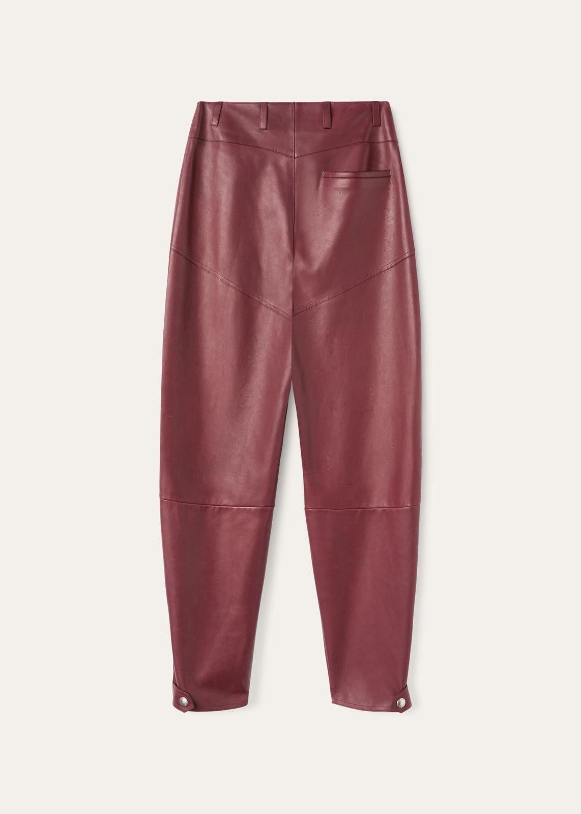 Loro Piana o1srvl11e0425 FAO0494 Kendrick Pant in Burgundy Size 26" / US 2 / IT 38 - 2 Thumbnail
