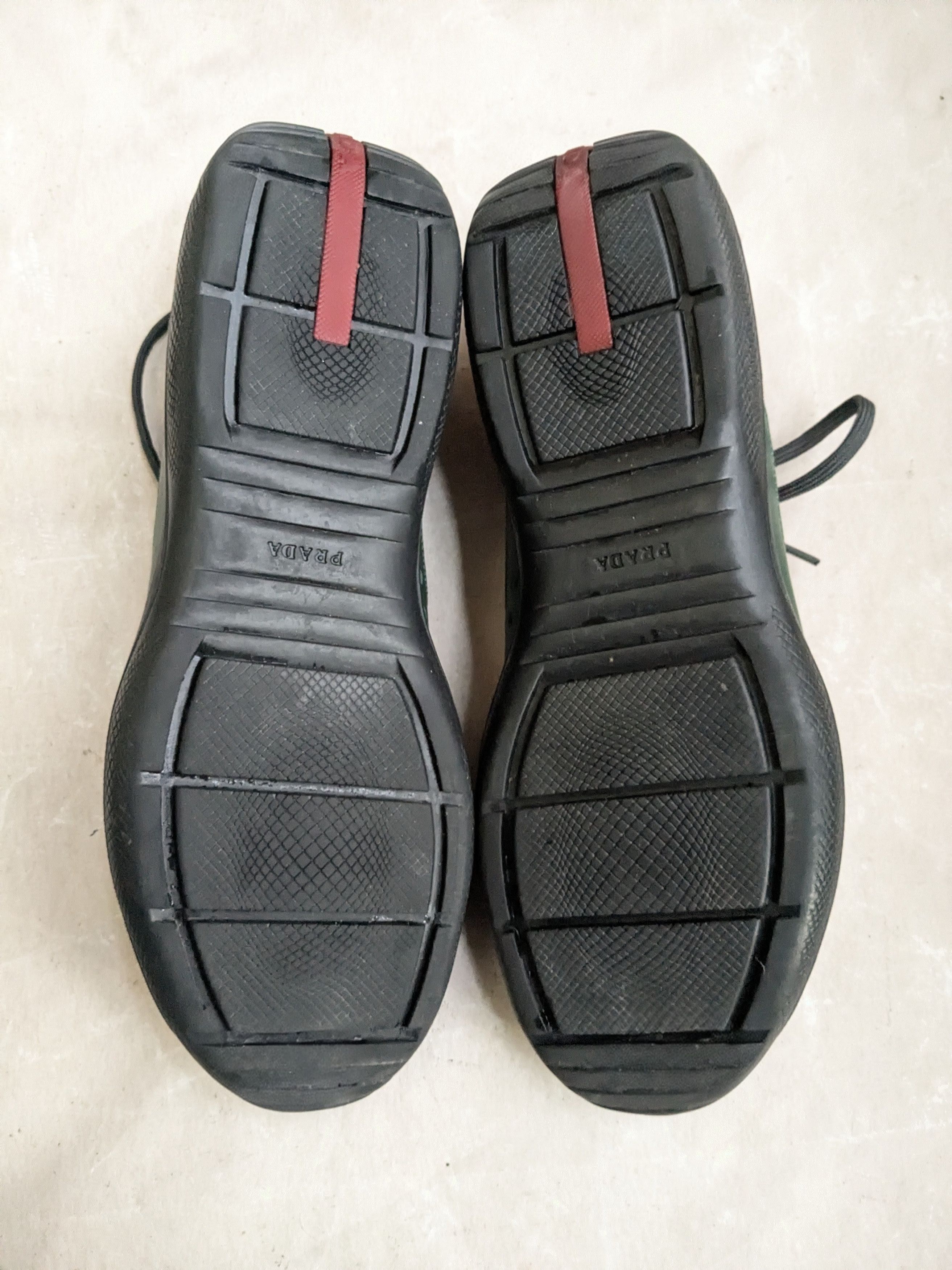 Prada Prada America's Cup Green 11.5 Leather Low Tops Size US 11.5 / EU 44-45 - 12 Thumbnail