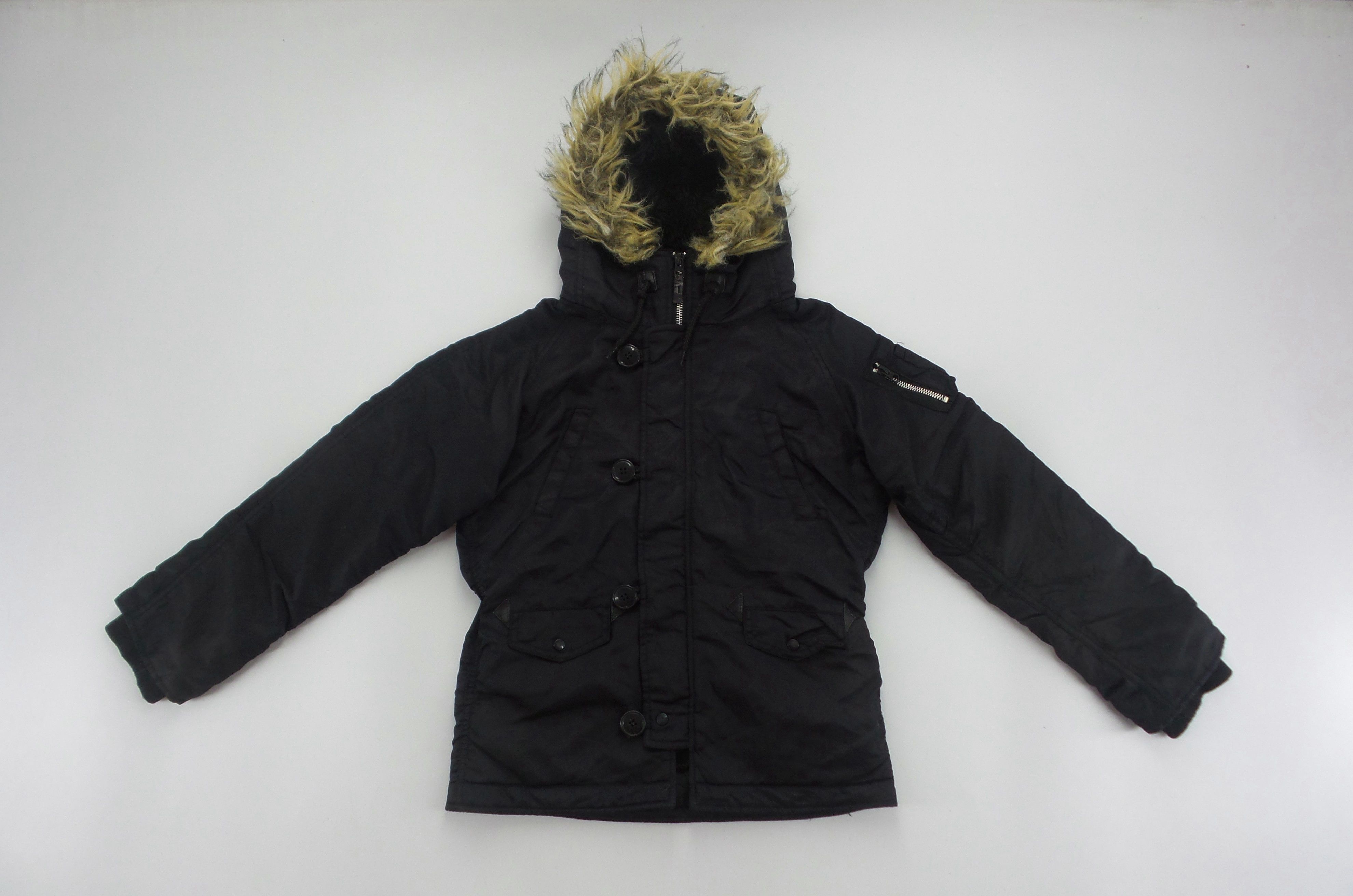Alpha Industries FOR KIDS Alpha Industries M538-000 Faux Fur Jackets Size US XXS / EU 40 - 1 Thumbnail