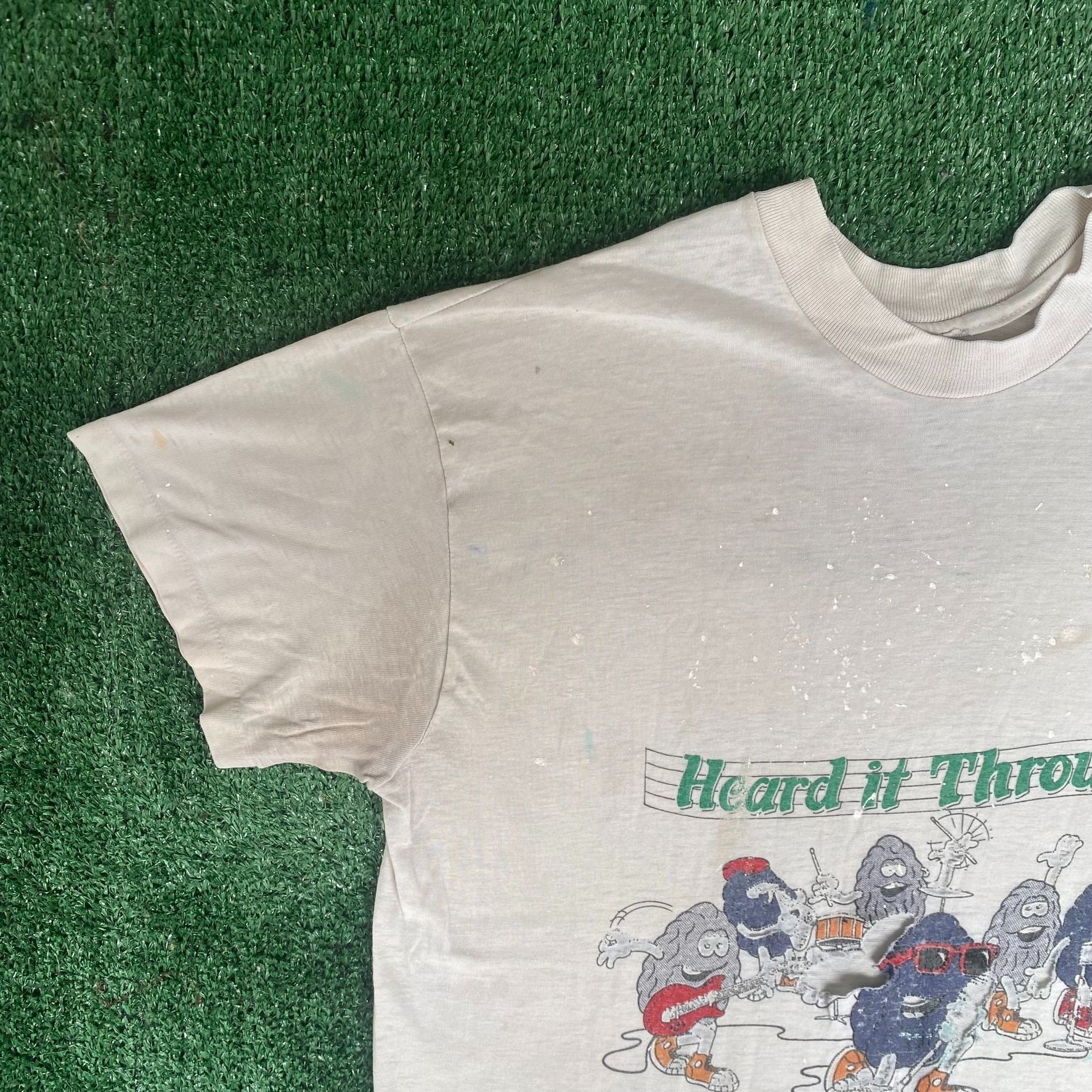 Band Tees Vintage 80s California Raisins Shirt Single Stitch Tee Size US M / EU 48-50 / 2 - 2 Thumbnail