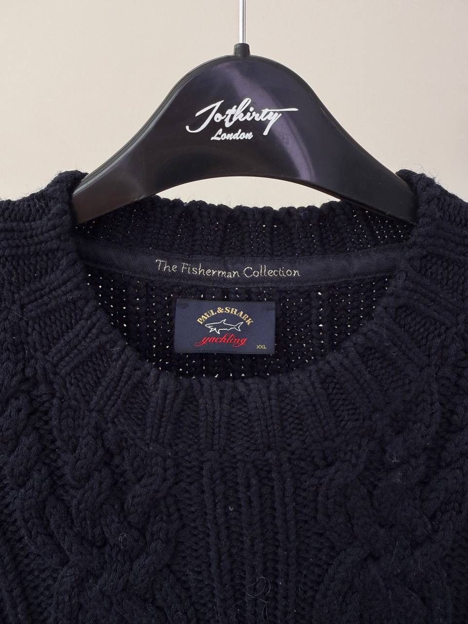 Paul & Shark Vintage Paul Shark Fisherman cable design sweater Size US XL / EU 56 / 4 - 4 Thumbnail