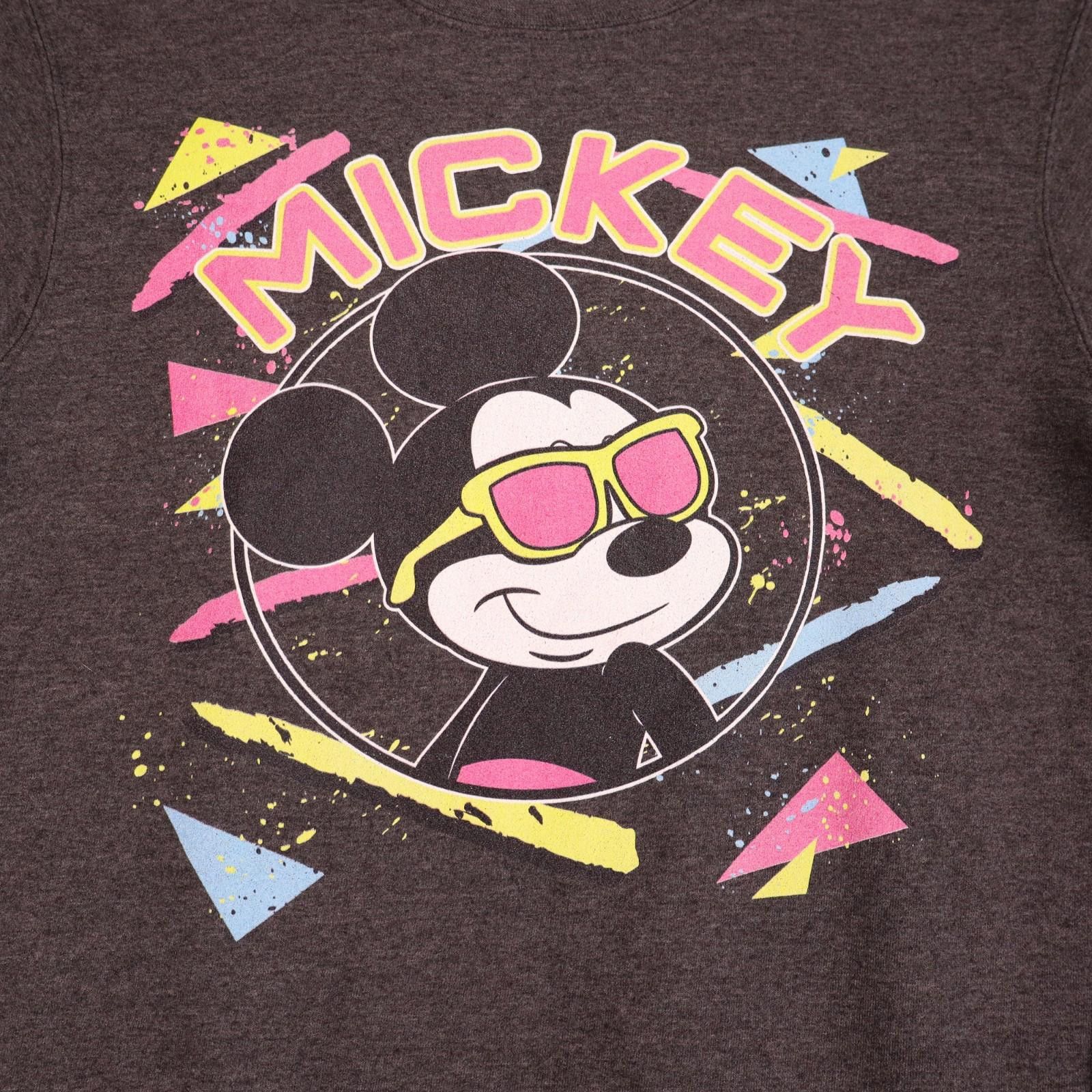 Disney Disney Sweater Mens Medium Gray Mickey Mouse Y2K Cool 80s Size US M / EU 48-50 / 2 - 1 Thumbnail