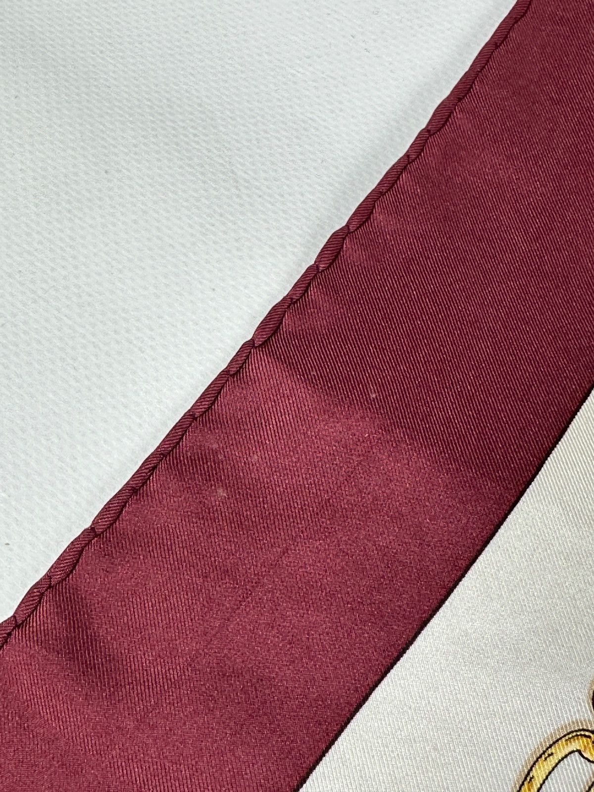 Cartier Vintage Must De Cartier Monogram Silk Scarf Size ONE SIZE - 15 Thumbnail