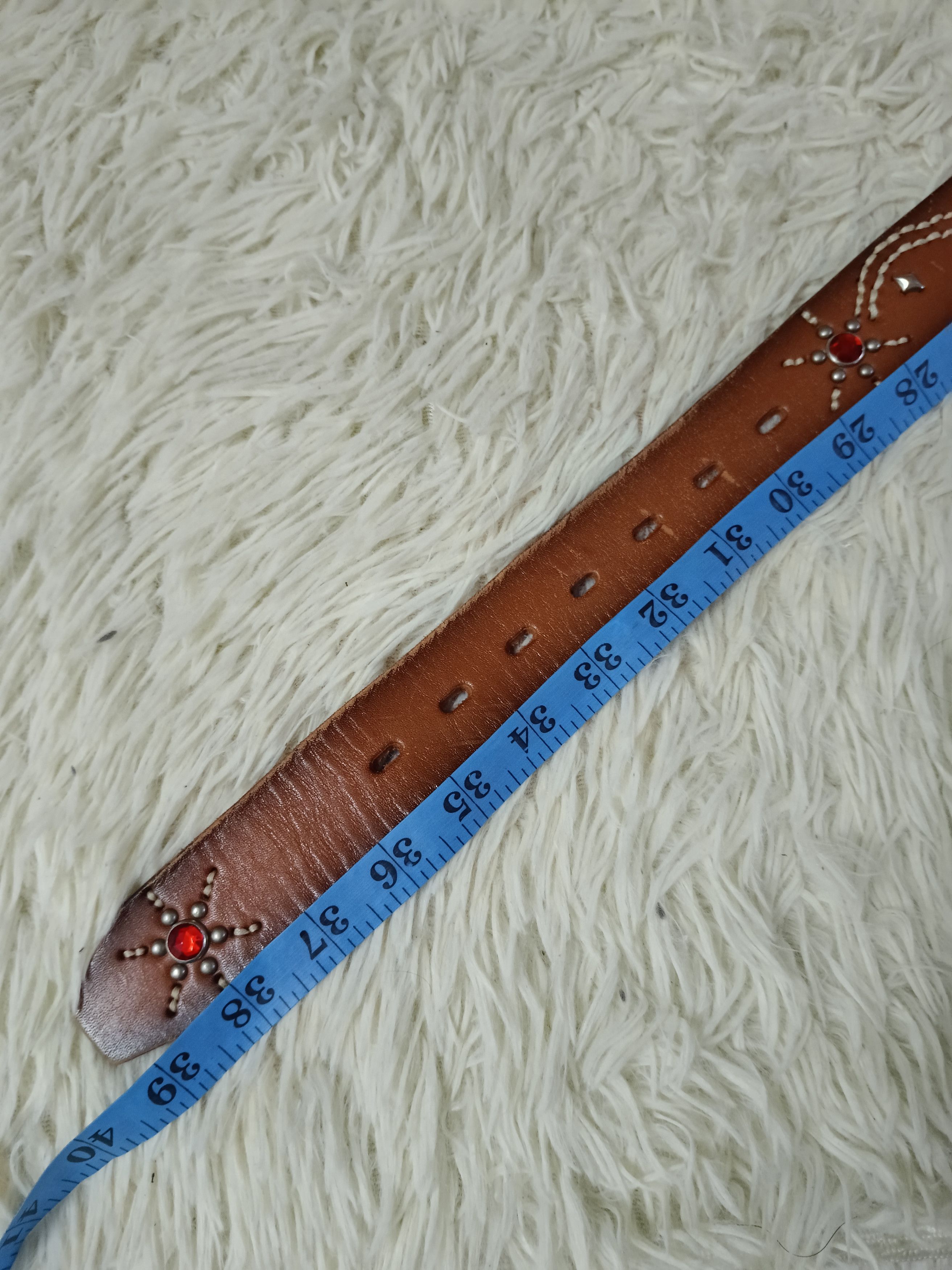 Hawk HAWK COMPANY STUDD LEATHER BELT Size ONE SIZE - 6 Thumbnail