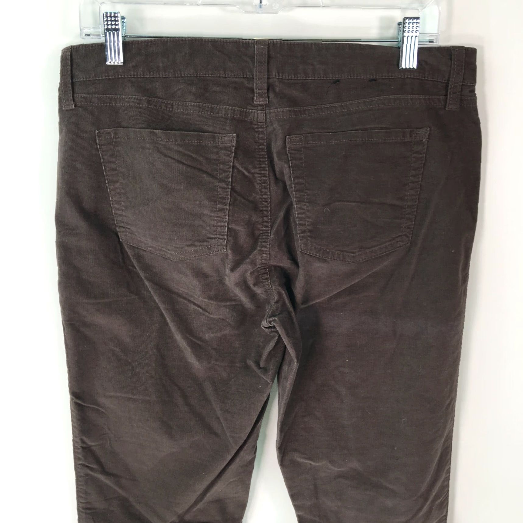 Gap Gap Jeans Womens Casual Regular Straight Flat Front Low Rise Brown Corduroy Denim Size 8 Size 30" / US 8 / IT 44 - 4 Thumbnail