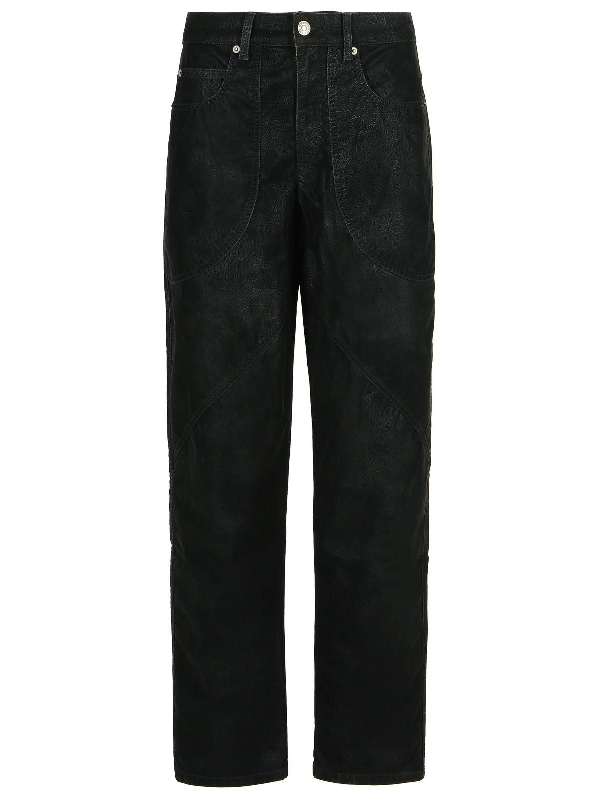 Isabel Marant Etoile ISABEL MARANT ETOILE 'Kelvina' Black Faux Leather Pants Size 28" / US 6 / IT 42 - 1 Thumbnail
